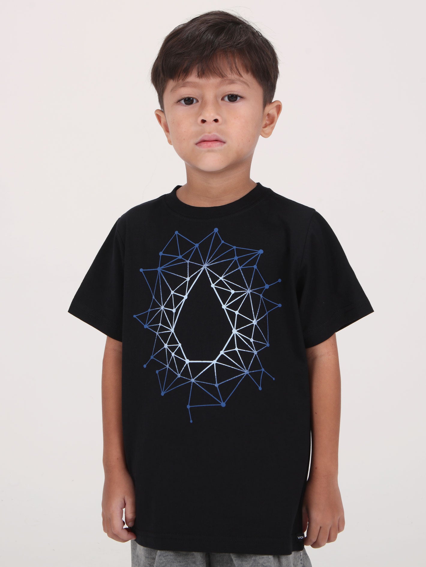 Volcom Little Boys Linked Stone Tee - Black