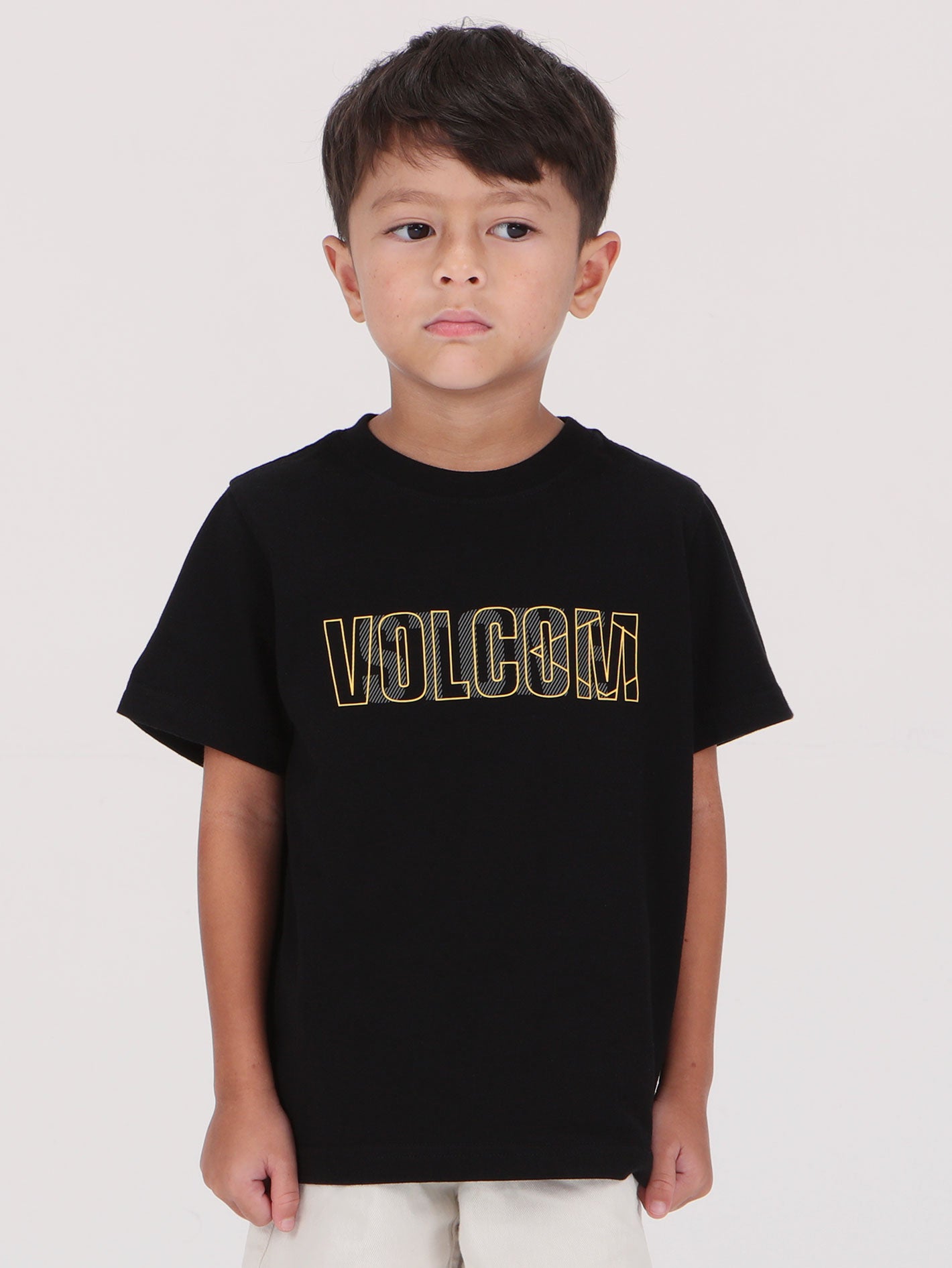 Volcom Little Boys Hidden Stone Tee - Black