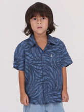 Volcom Little Boys Equal Short Sleeve Shirt - Blueberry