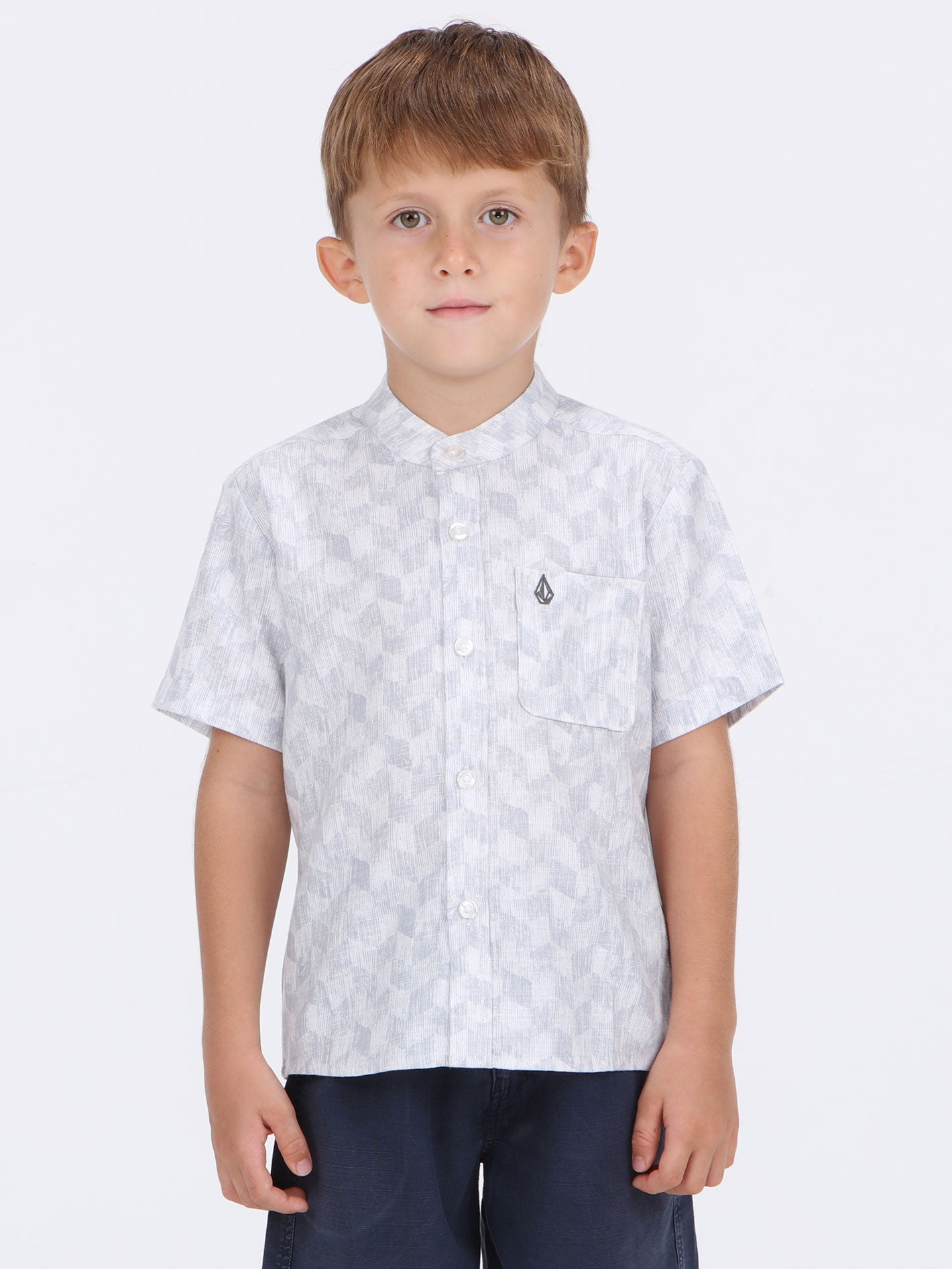 Little Boys Veragen Short Sleeve Shirt - White