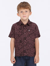Volcom Little Boys Weave Short Sleeve Shirt - Pist Punch