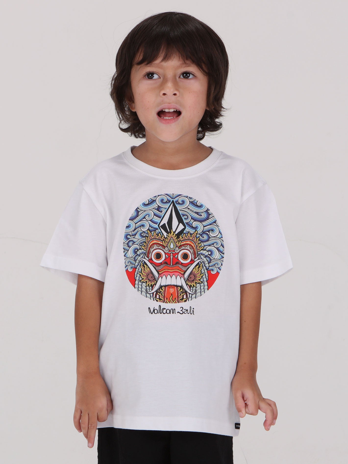 Volcom Little Boys Rangda Tee - White