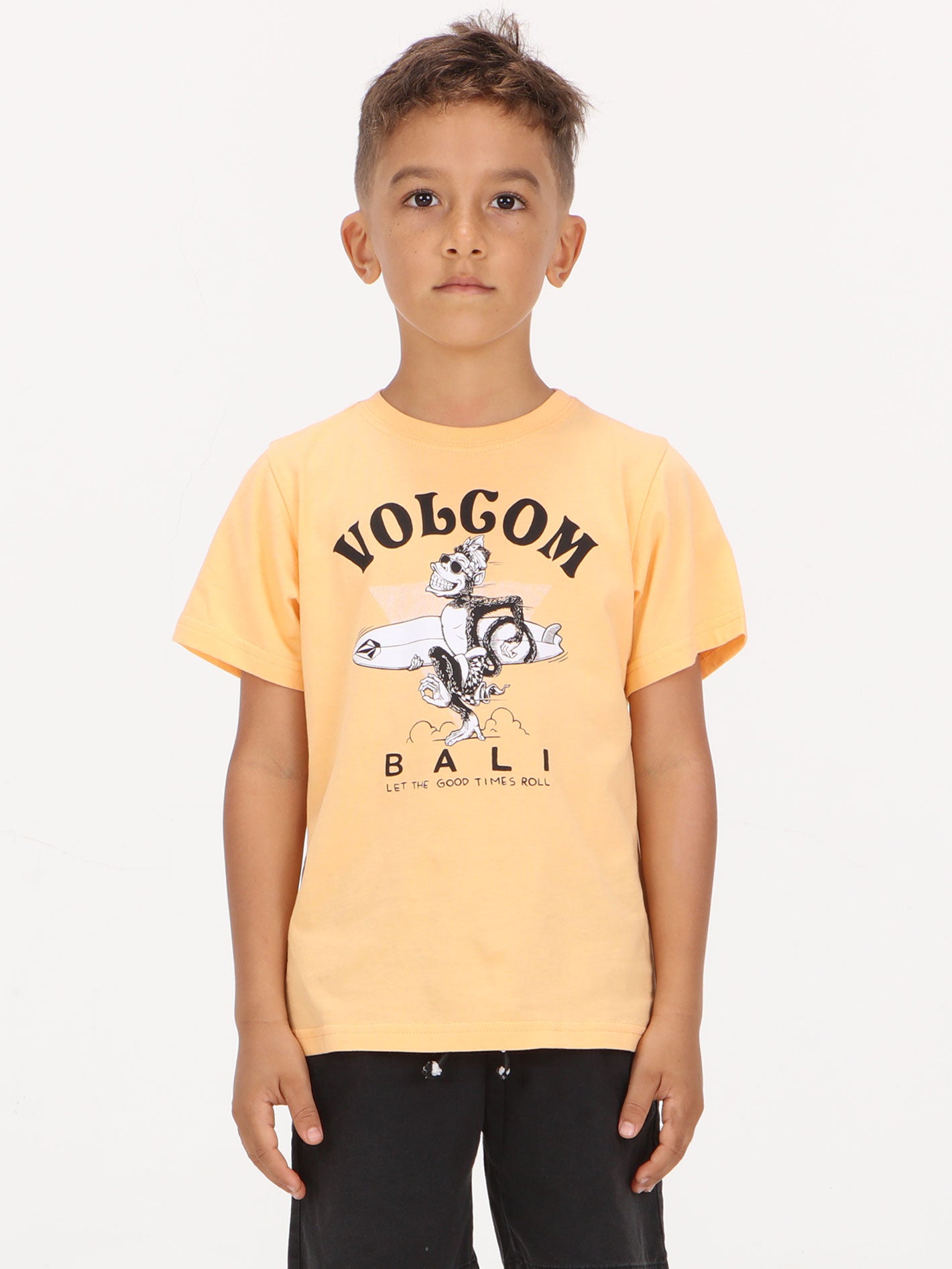 Volcom Little Boys Simon Tee - Tigerlily