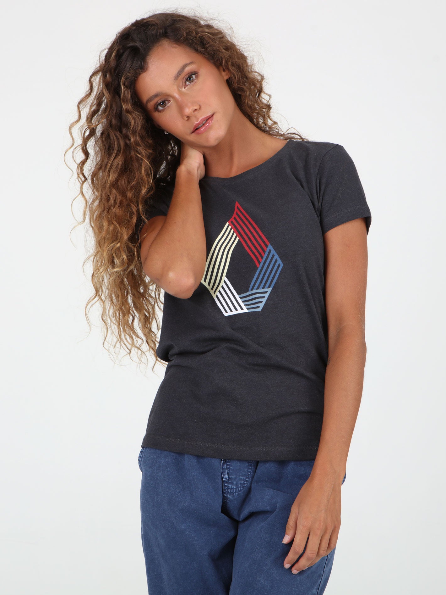 Vlcm Says Tee - Heather Black