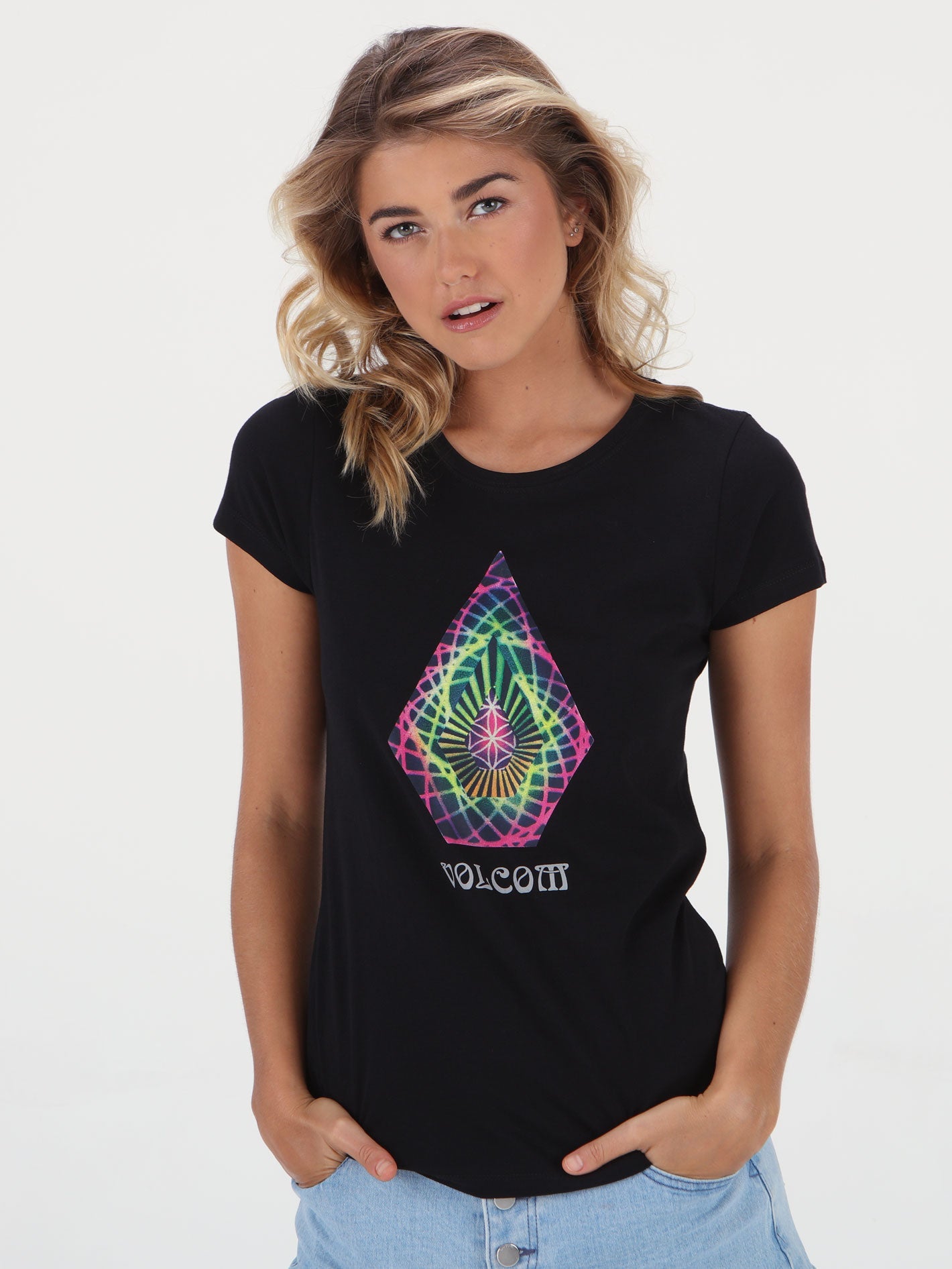 Star Shields Stone Tee - Black