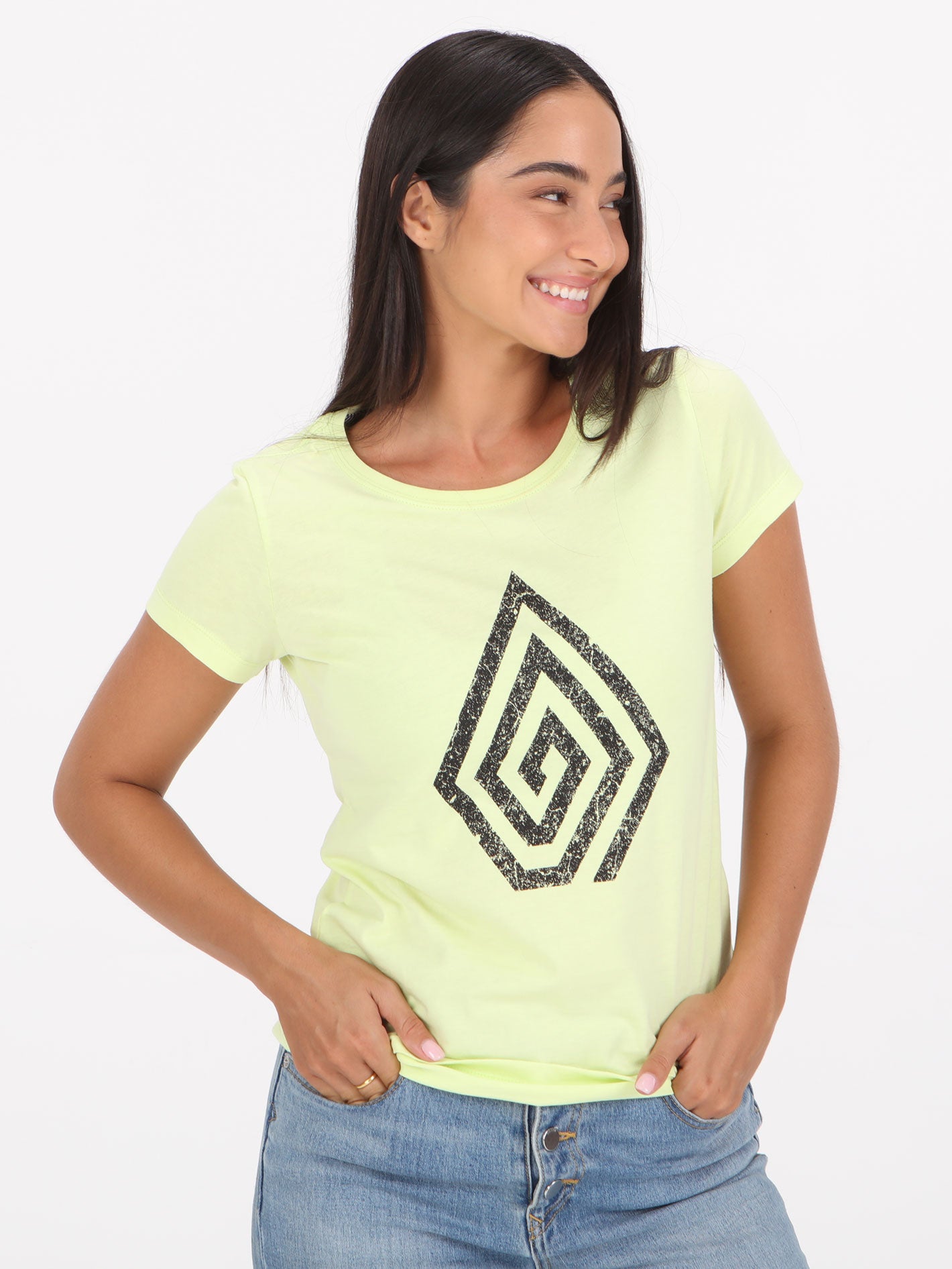 Volcom Spiral Stone Tee - Shadow Lime