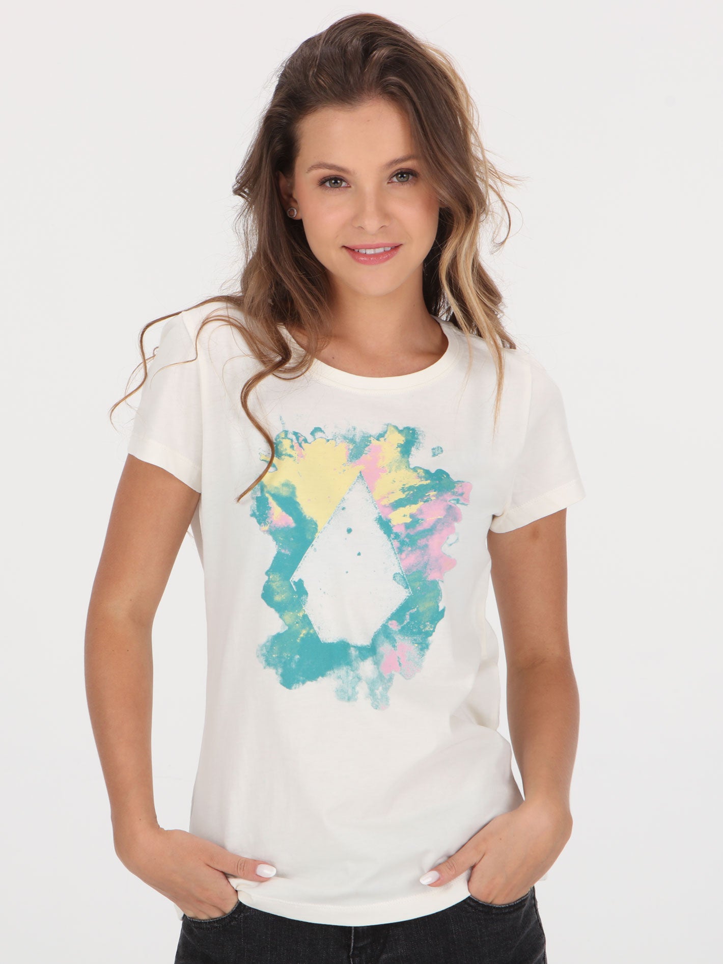 Volcom Nebel Tee - Cream