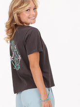 Volcom Pocket Dial Tee Top - Vintage Black