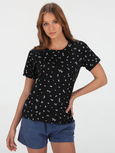 Puff Daisy Top - Black