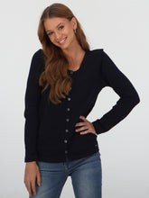 Lil Stone Long Sleeve Top - Navy