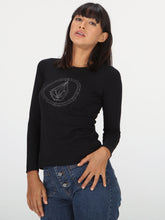 Stars Long Sleeve Top - Black