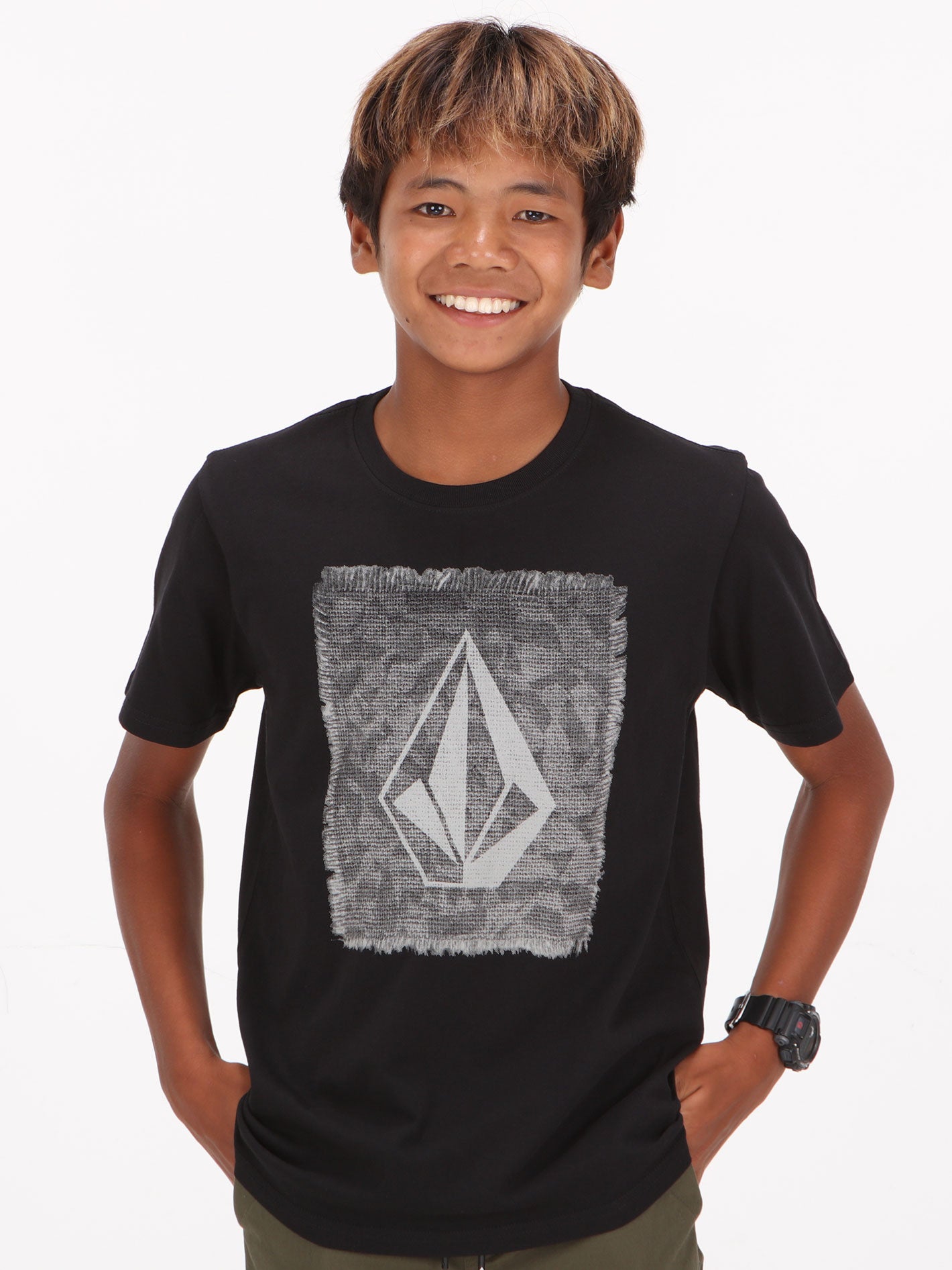 Volcom Big Boys Breien Tee - Black