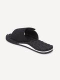 Recliner Slide Sandals - Black White