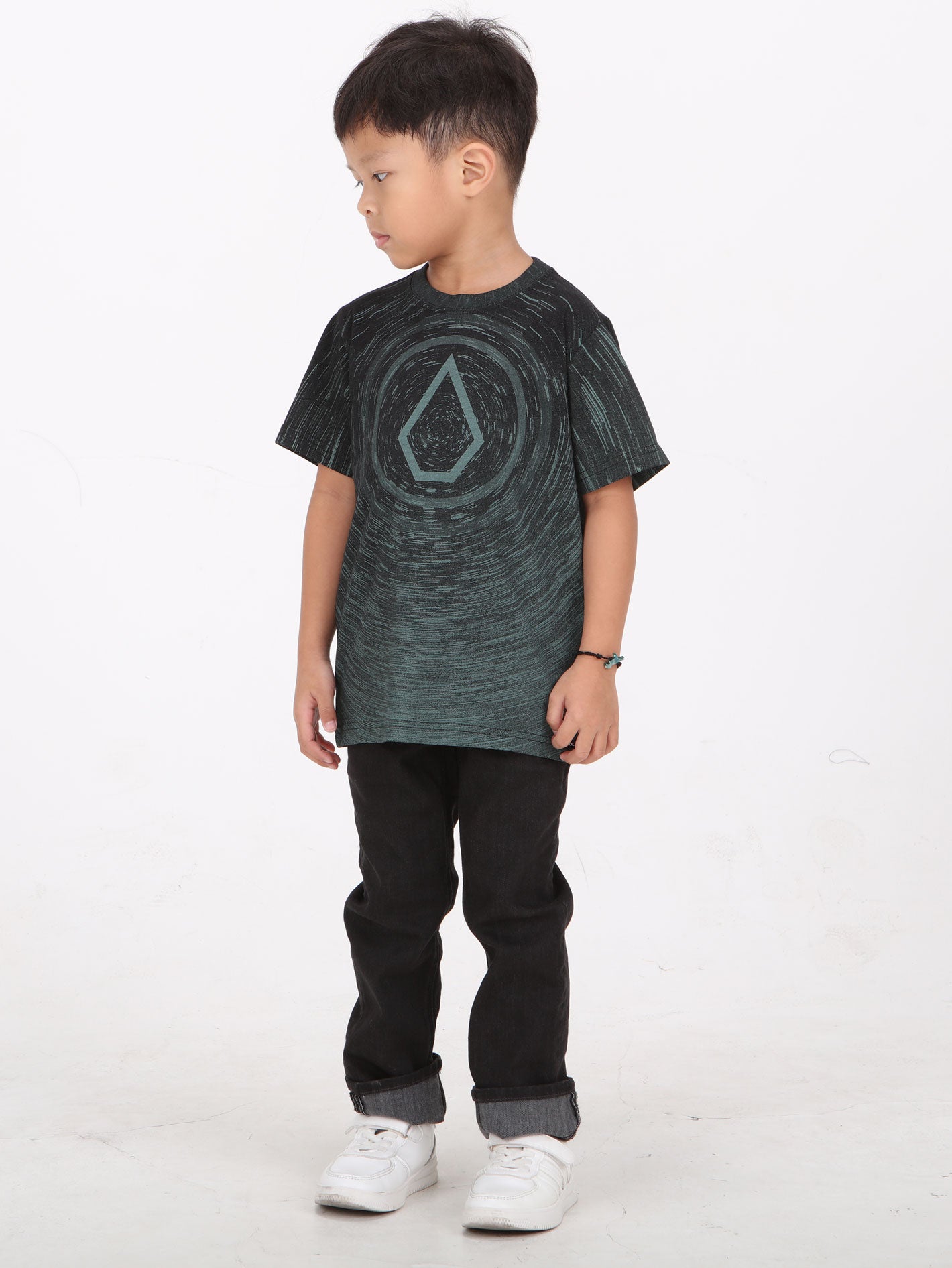 Volcom Little Boys Hyperdrive Tee - Black