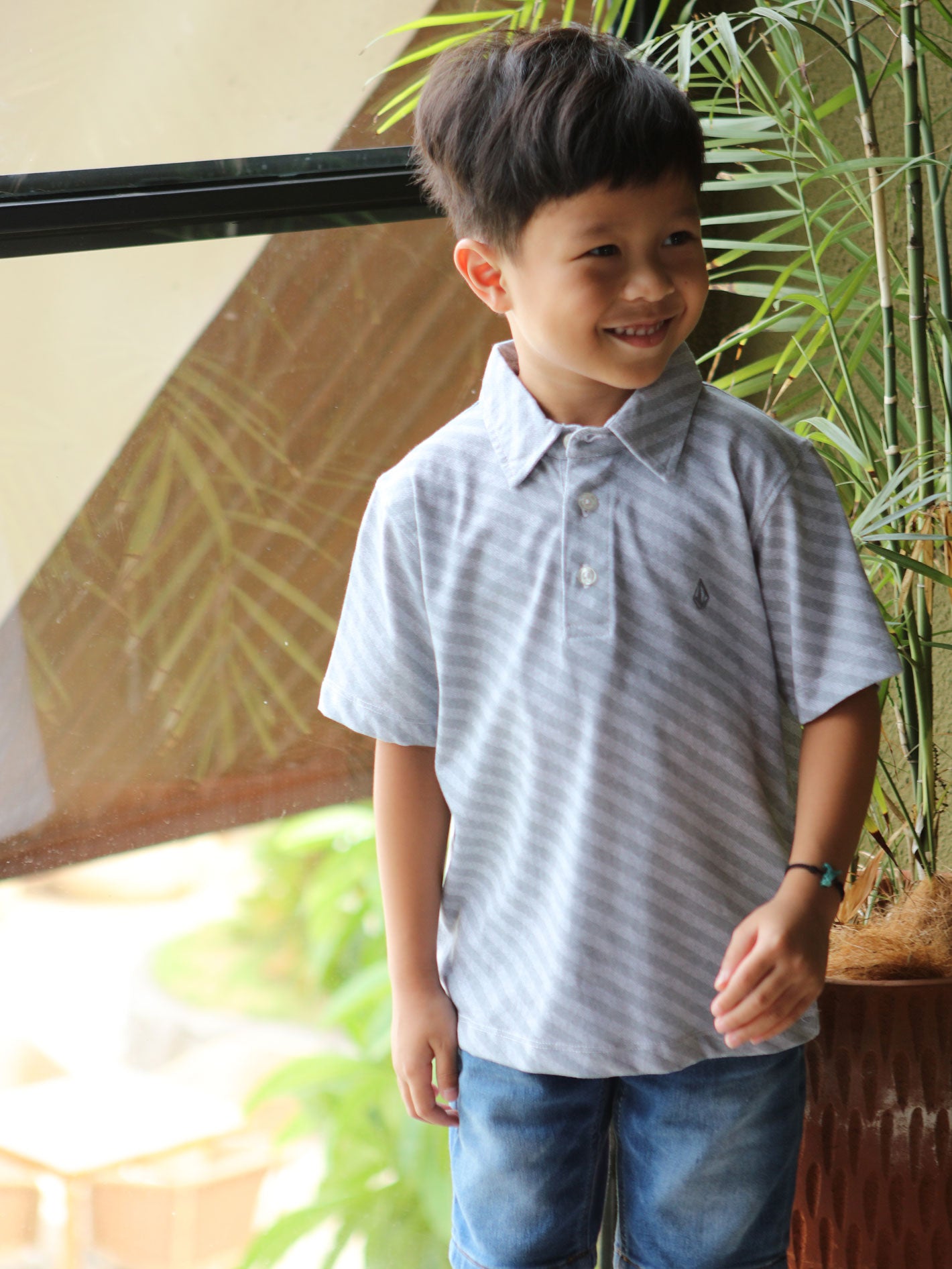 Volcom Little Boys Oswald Polo - White