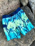 Big Boys Mod Batik 16 Boardshort - Misty Blue