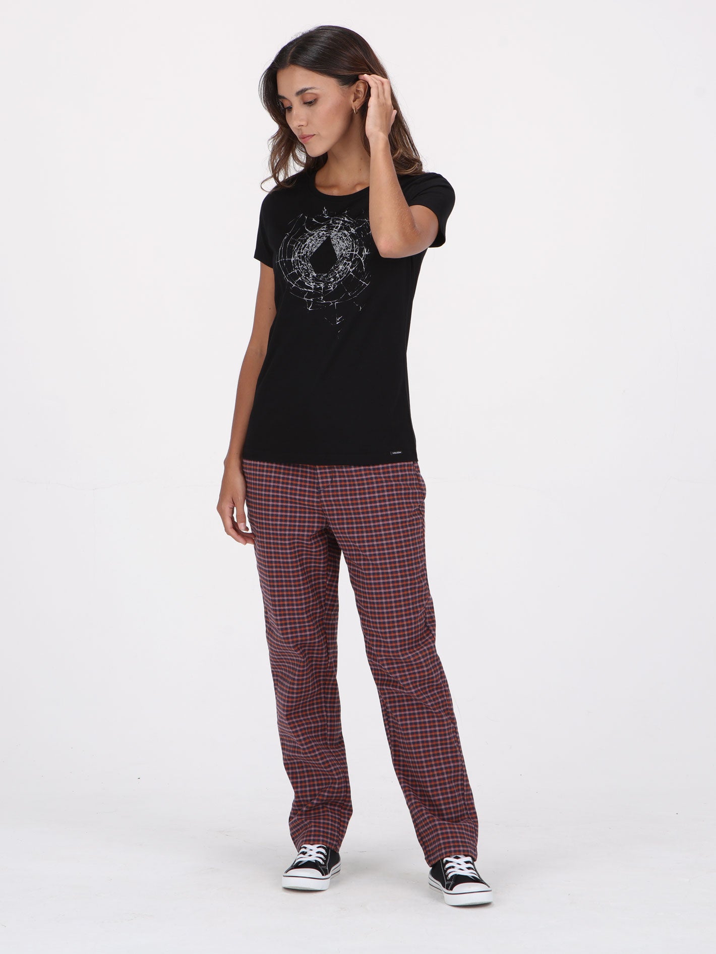 Volcom Cracked Stone Tee - Black