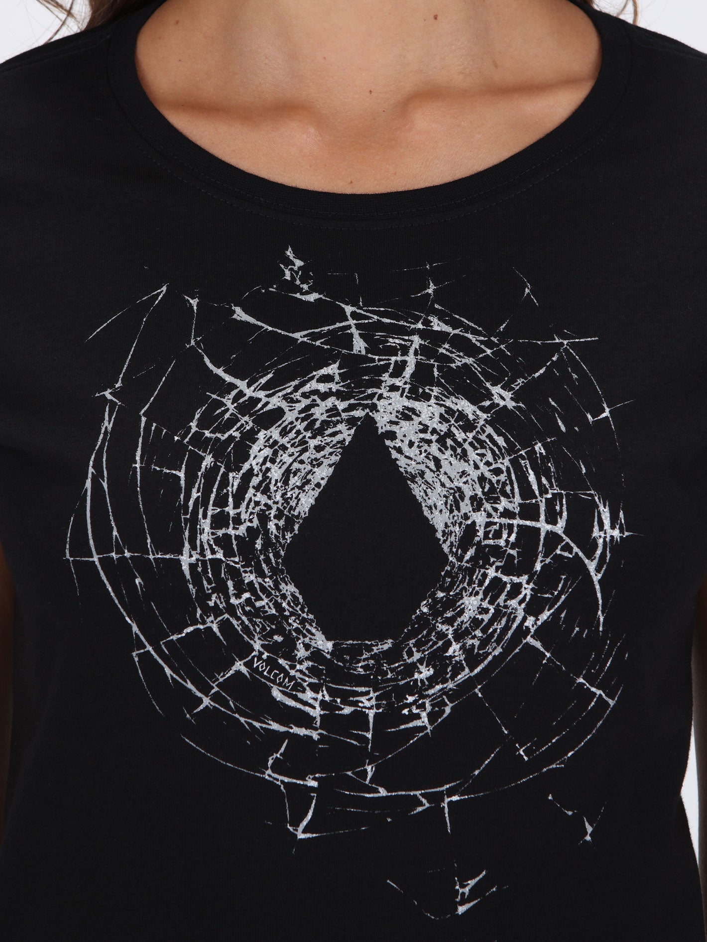 Volcom Cracked Stone Tee - Black