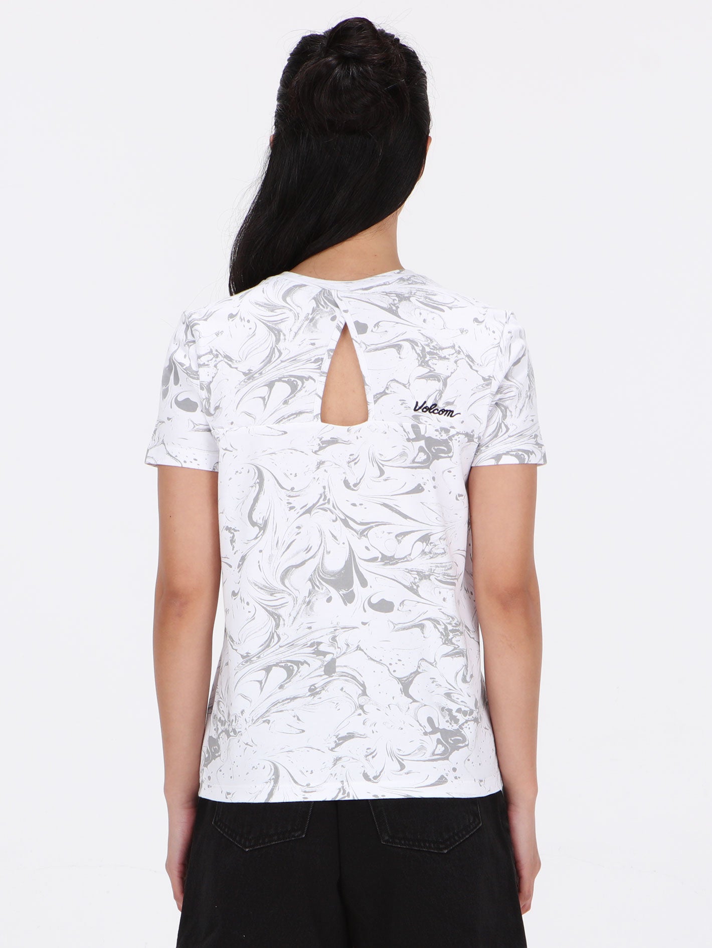 Volcom Aycon Top - White Print