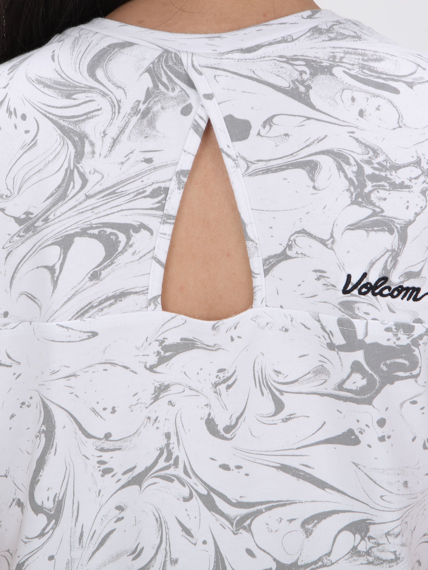 Volcom Aycon Top - White Print