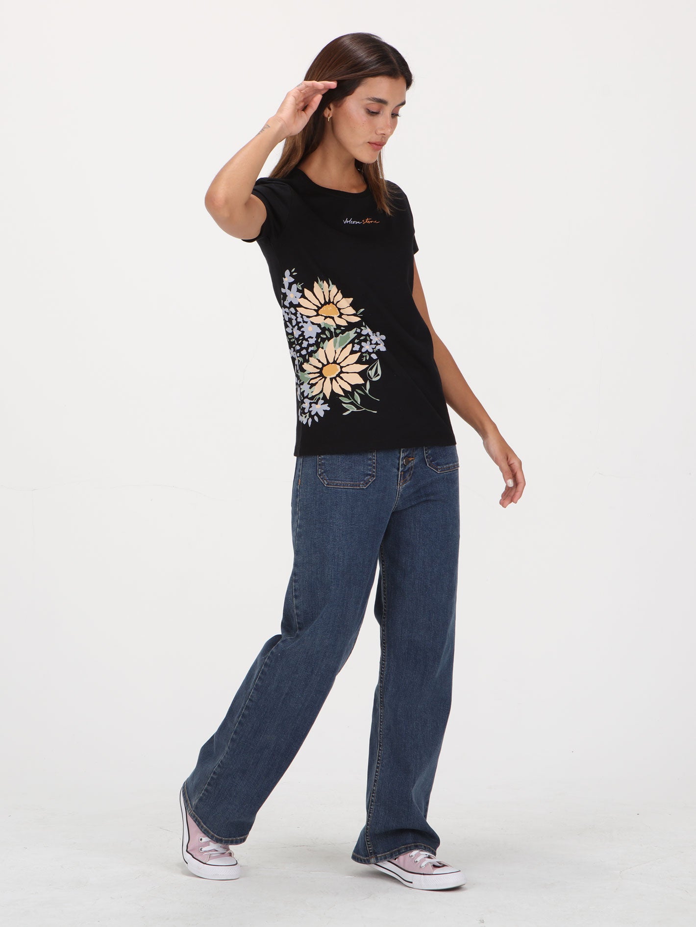 Volcom Flower Shower Top - Black
