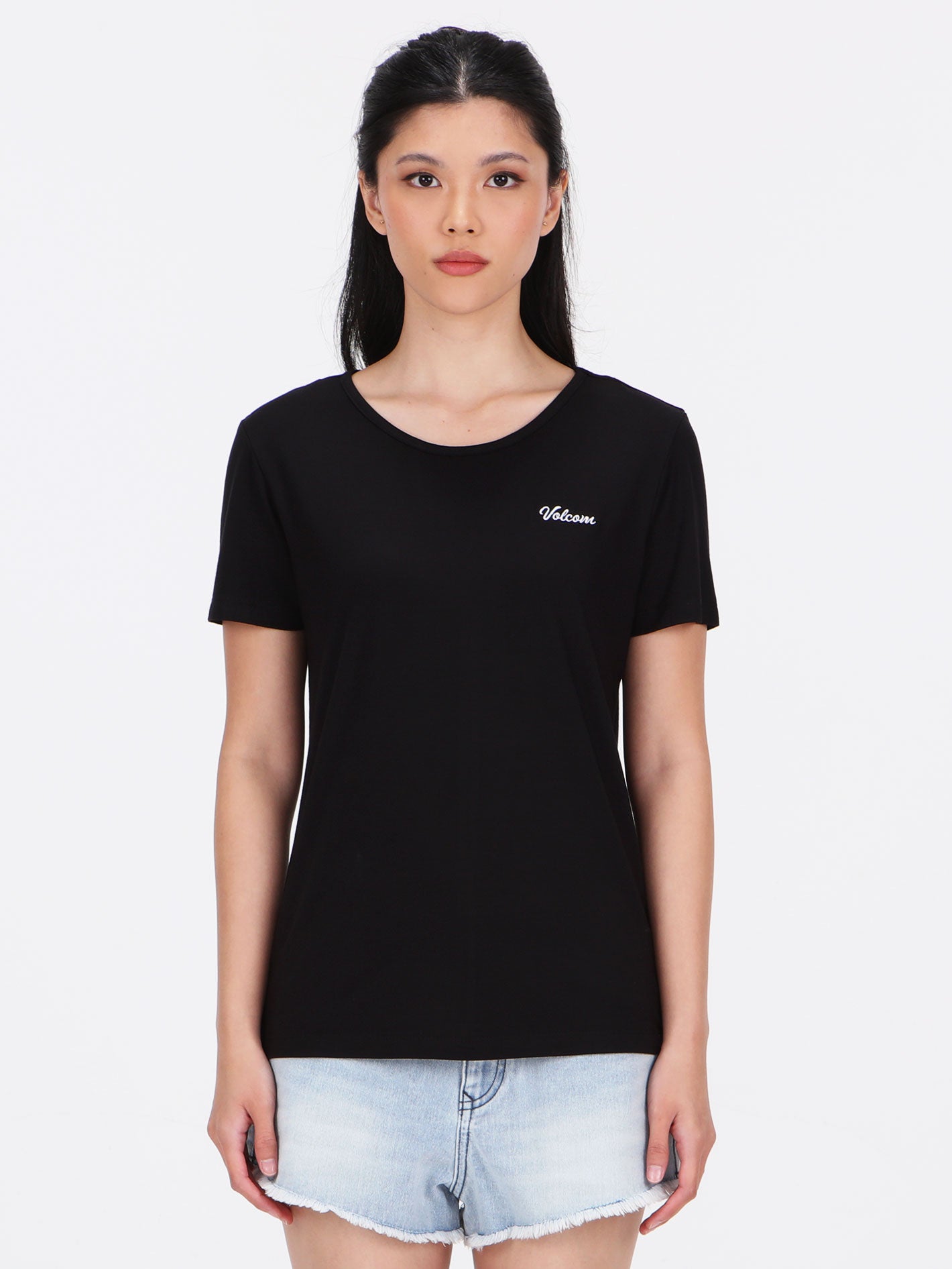 Volcom Open Up Short Sleeve Top - Black