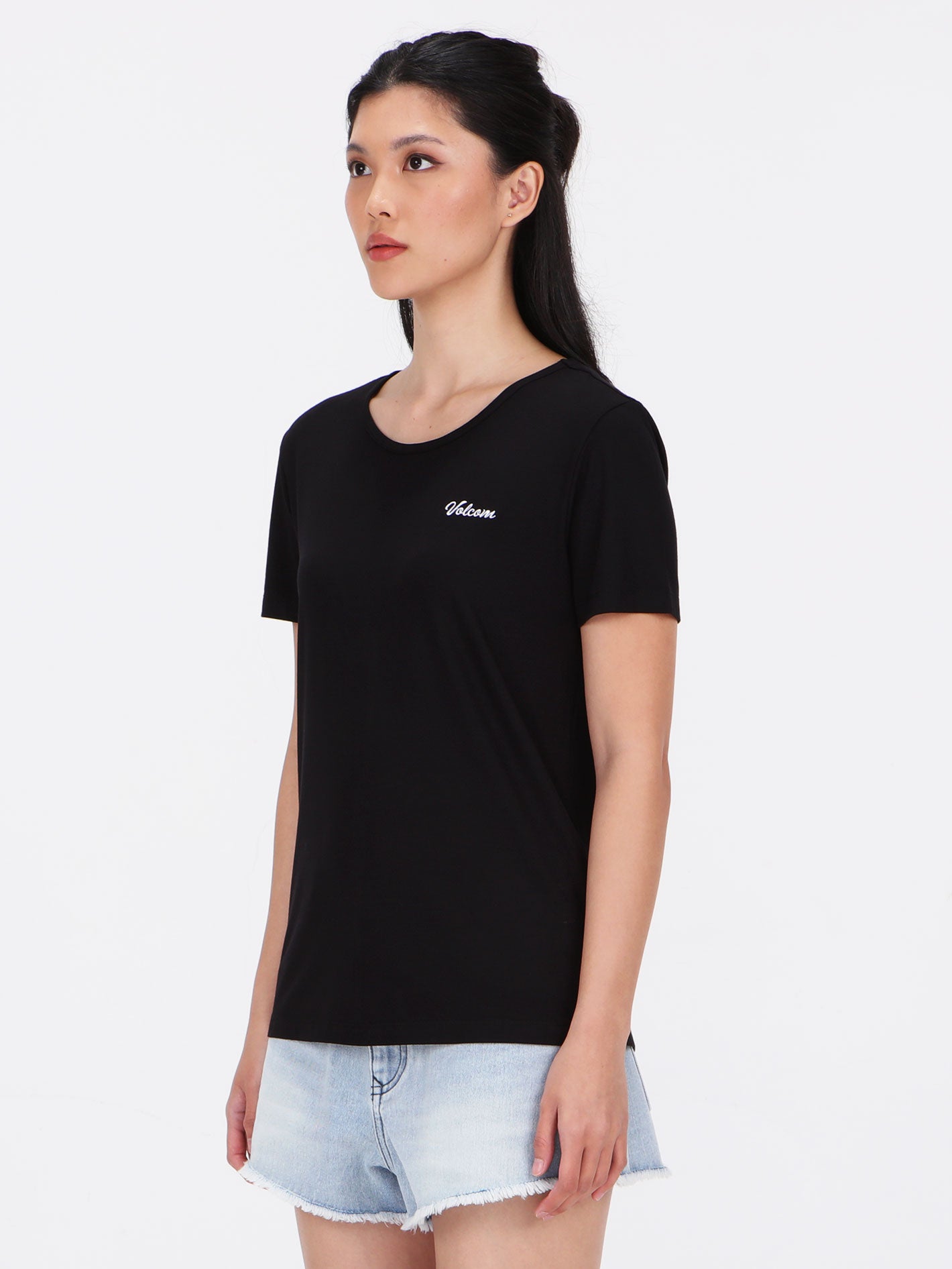 Volcom Open Up Short Sleeve Top - Black
