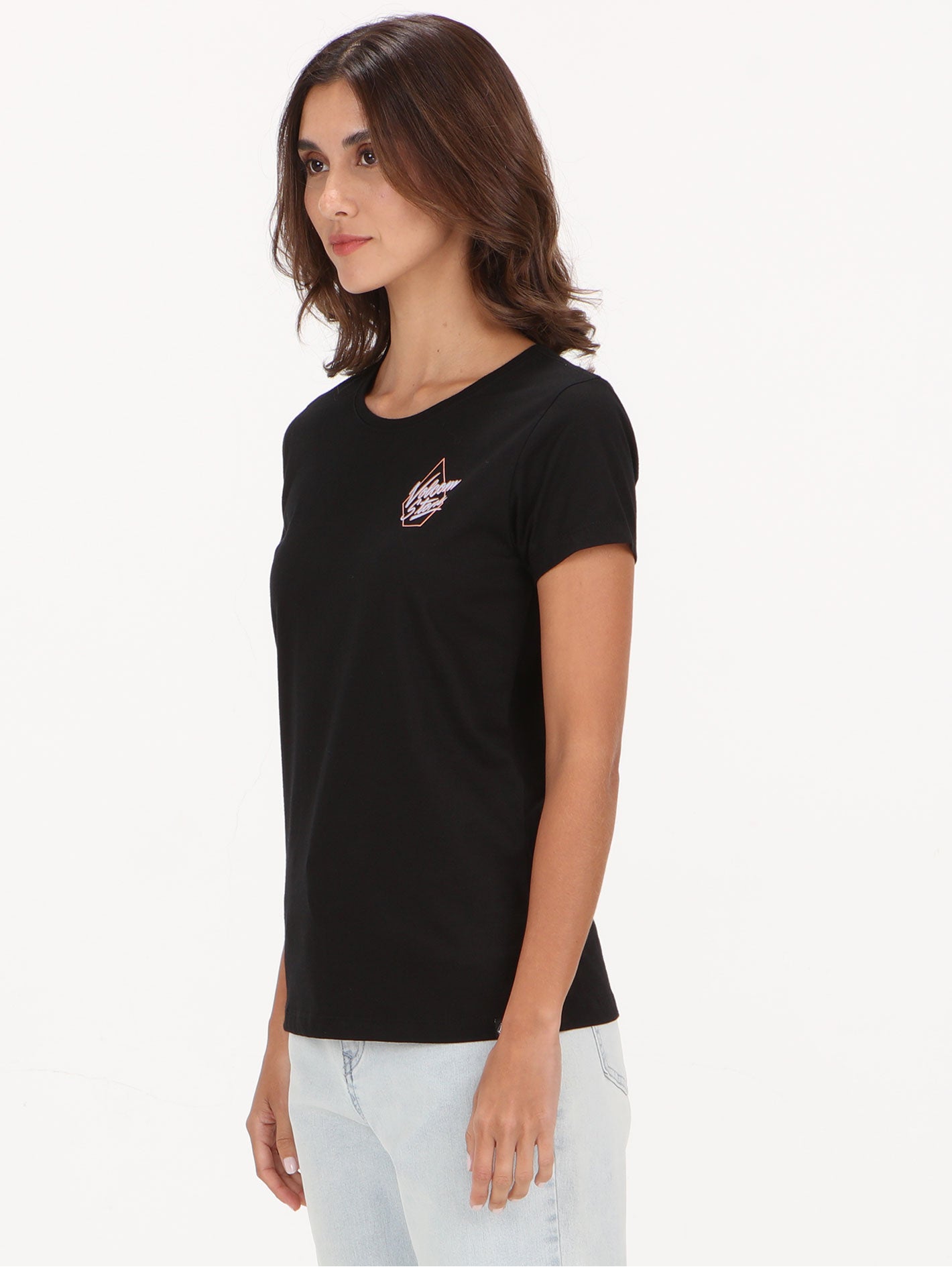 Volcom Just A Trim Short Sleeve Top - Black