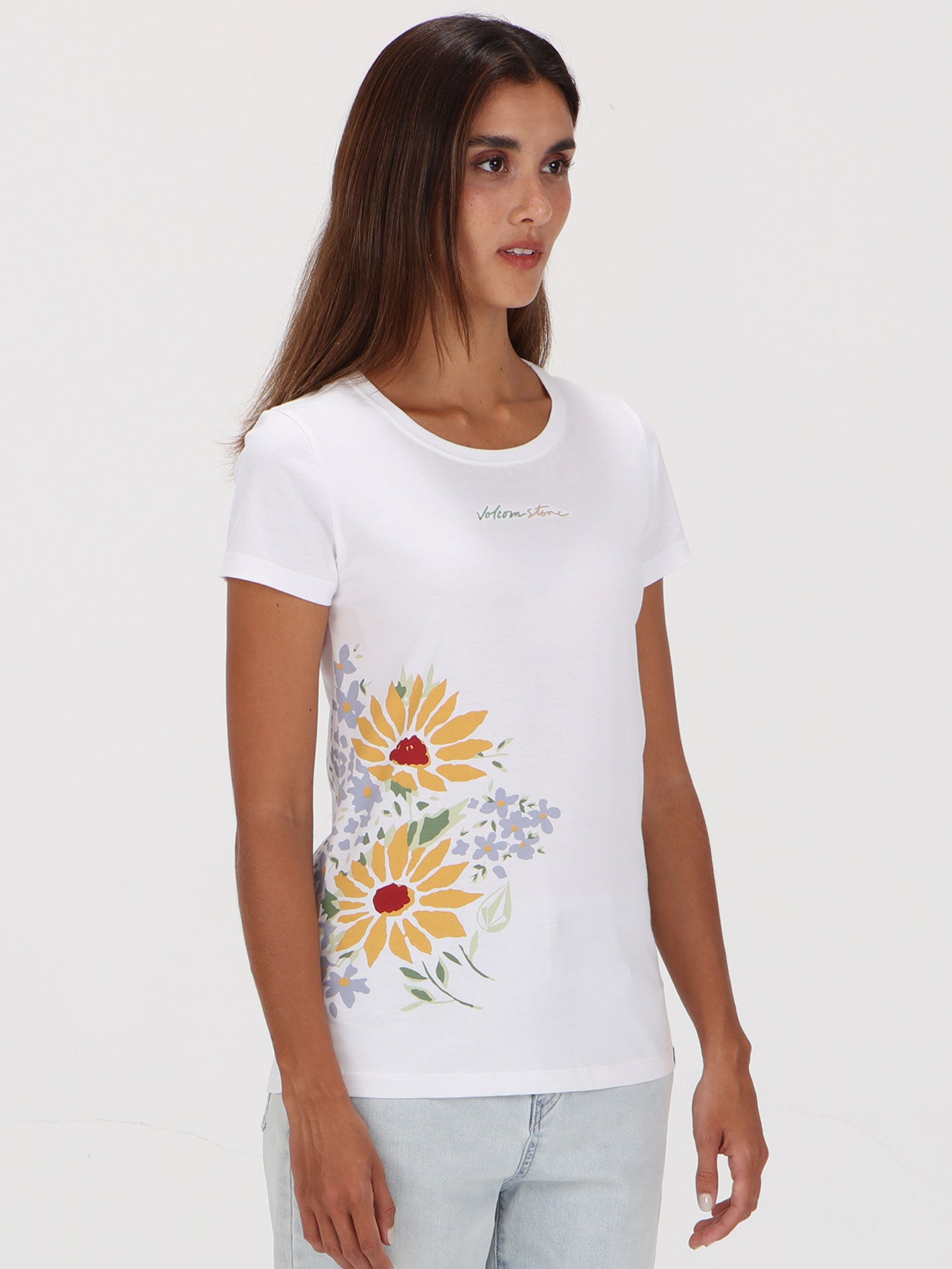 Volcom Flower Shower Top - White