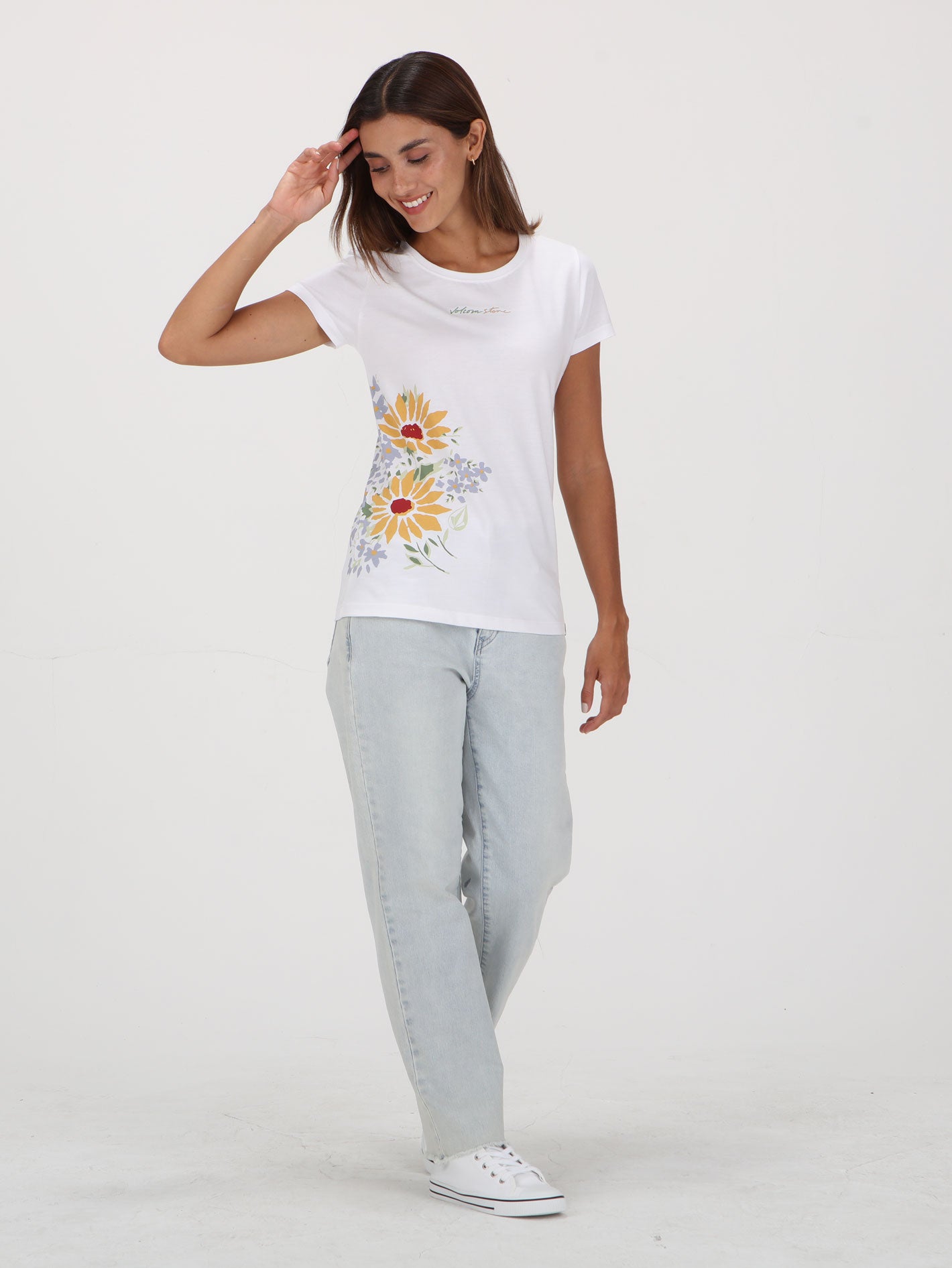 Volcom Flower Shower Top - White