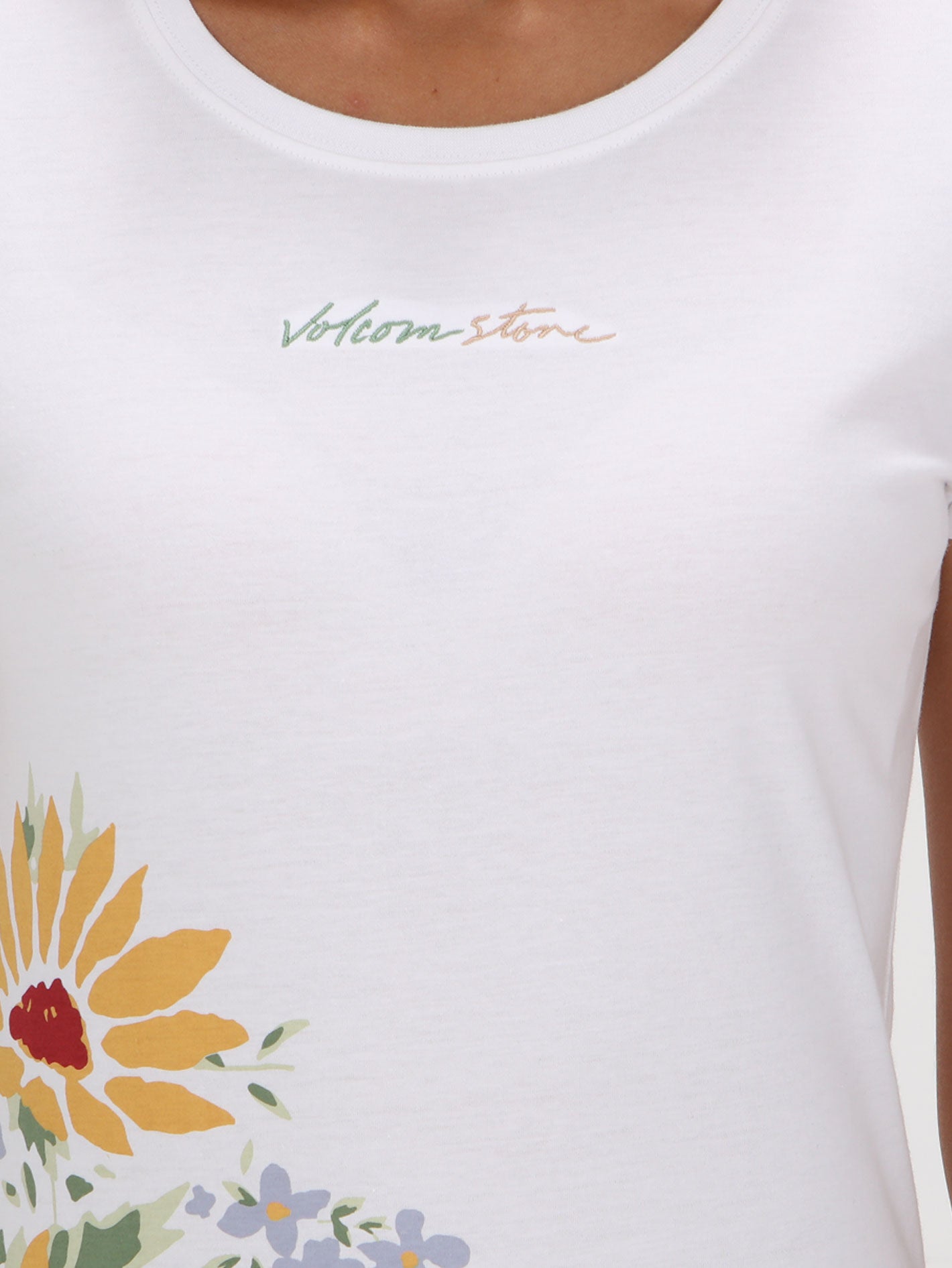 Volcom Flower Shower Top - White