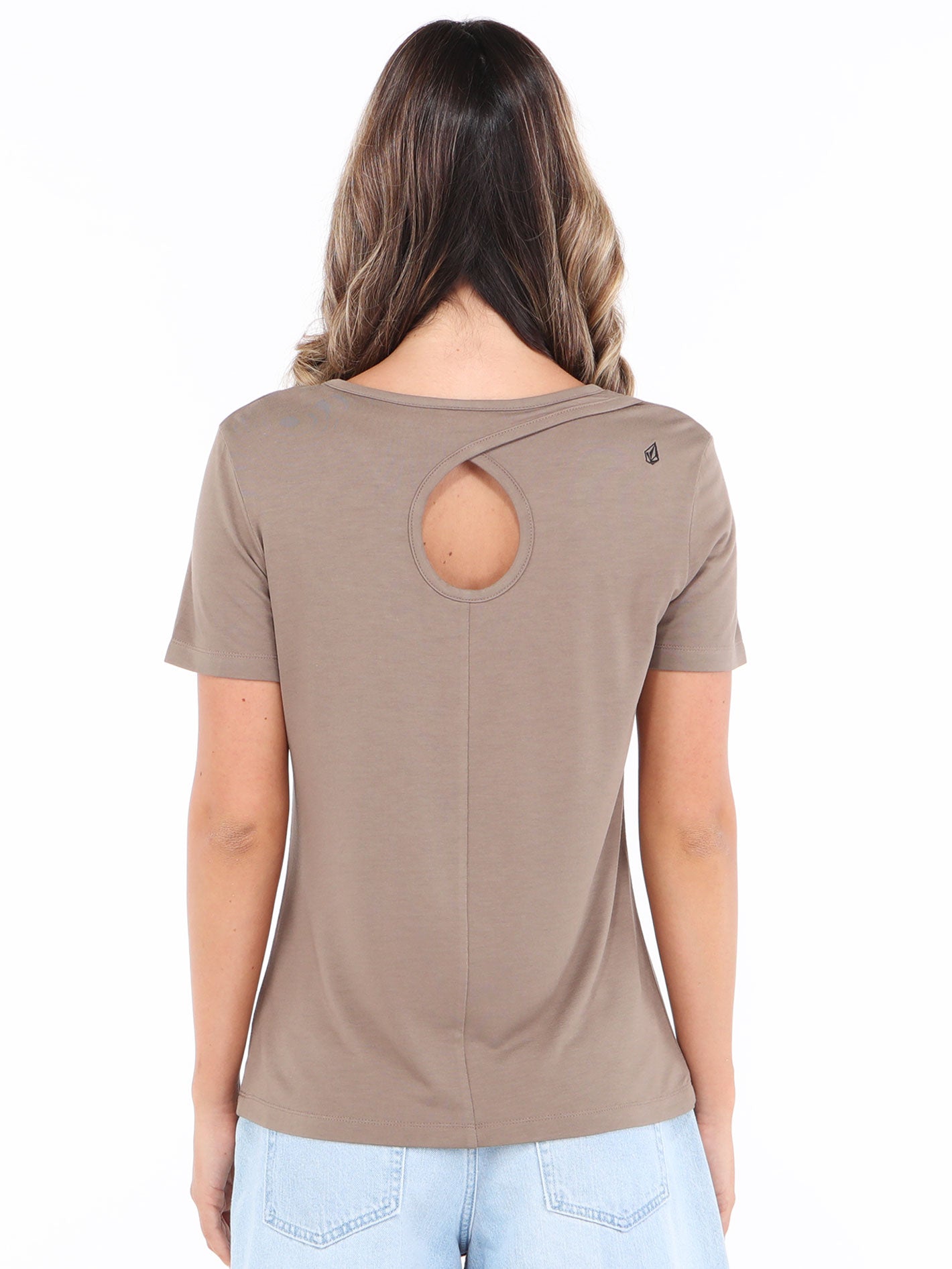 Volcom Open Up Short Sleeve Top - Oakley Dust