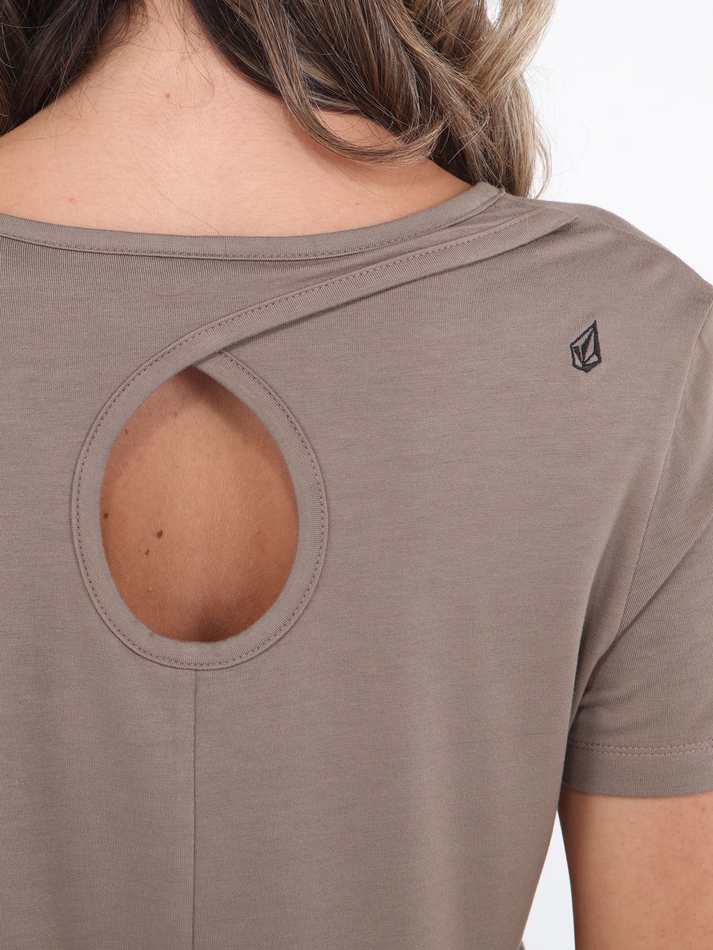 Volcom Open Up Short Sleeve Top - Oakley Dust