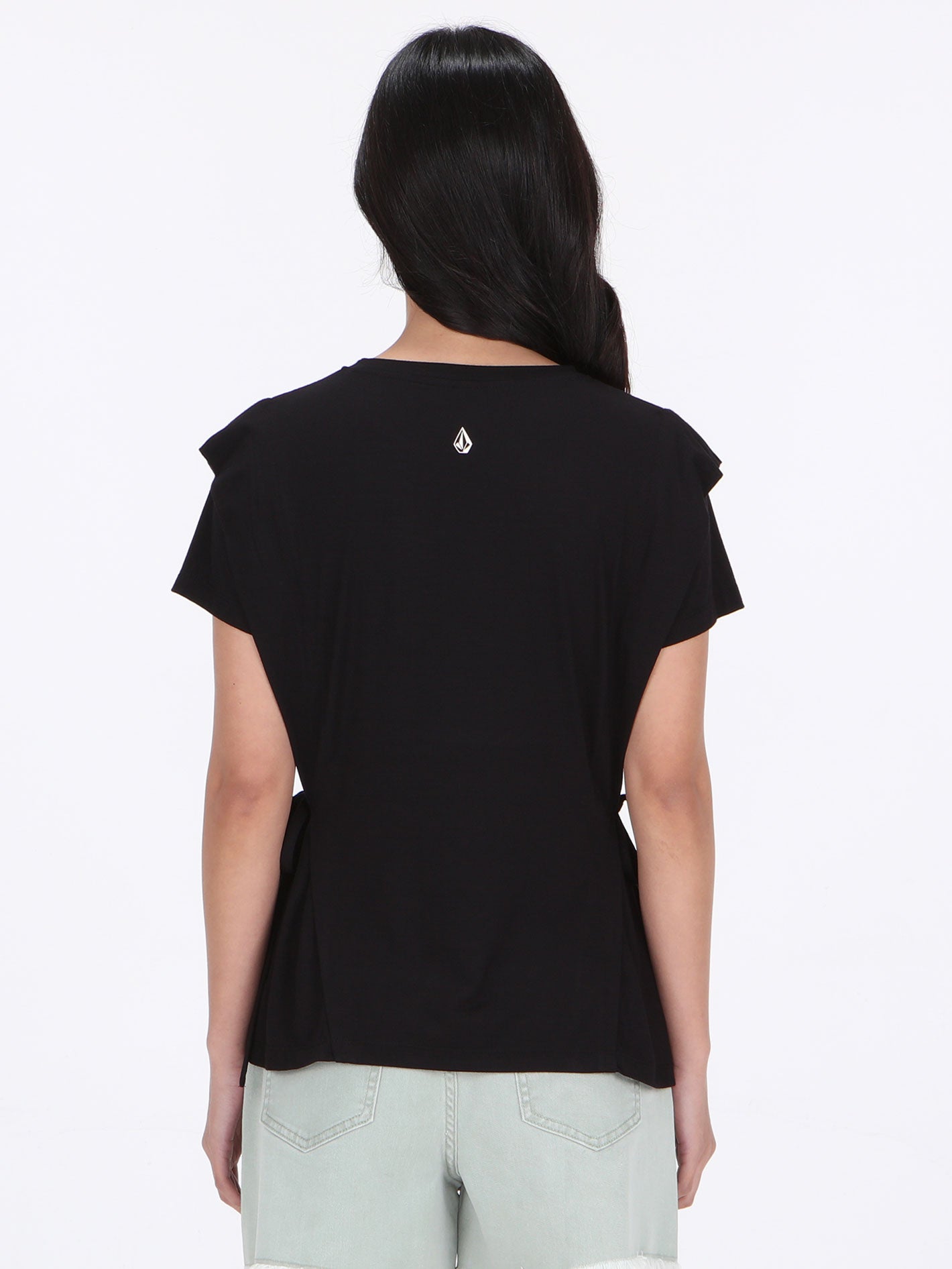 Volcom Lonesome Short Sleeve Top - Black