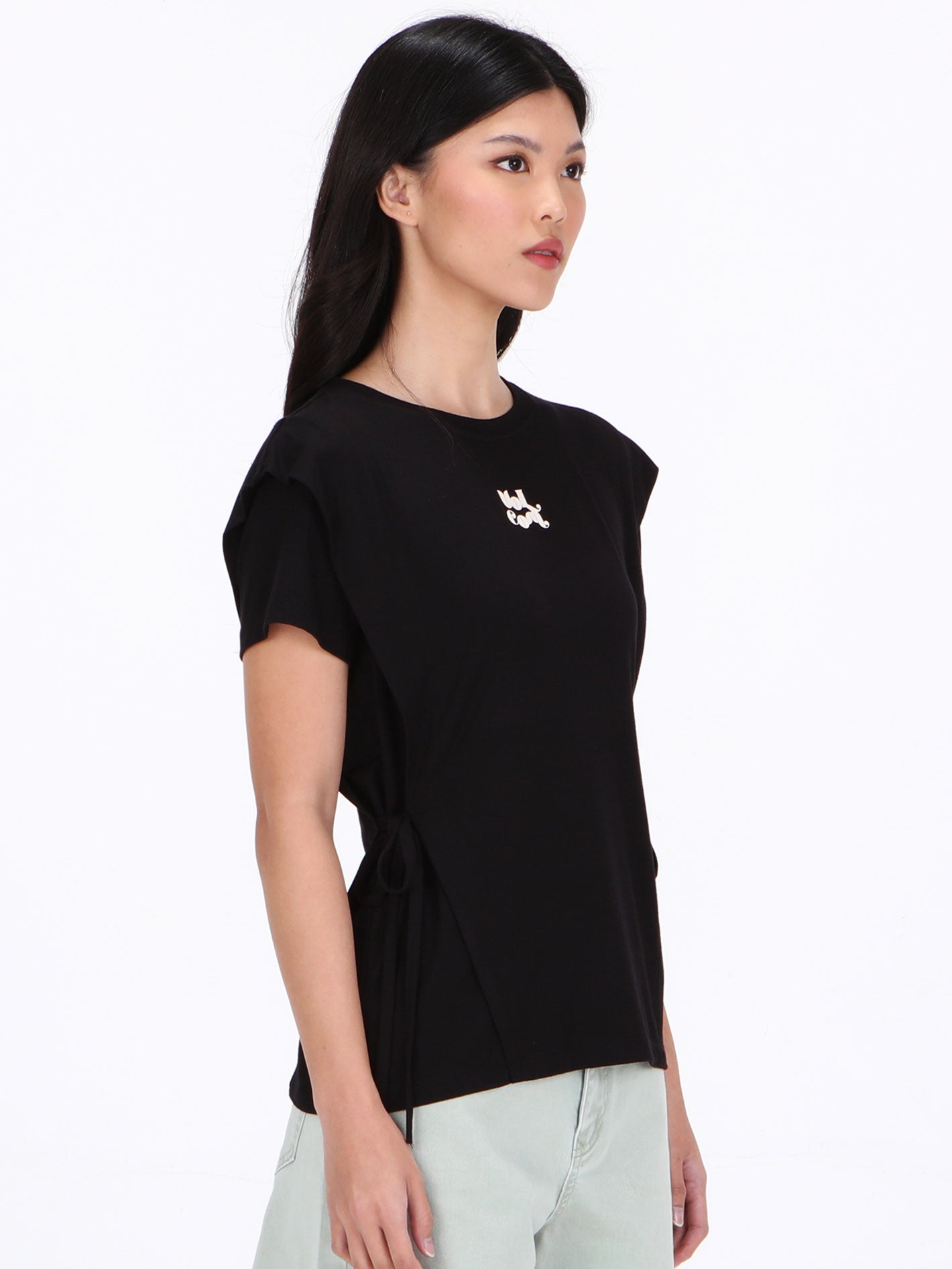 Volcom Lonesome Short Sleeve Top - Black