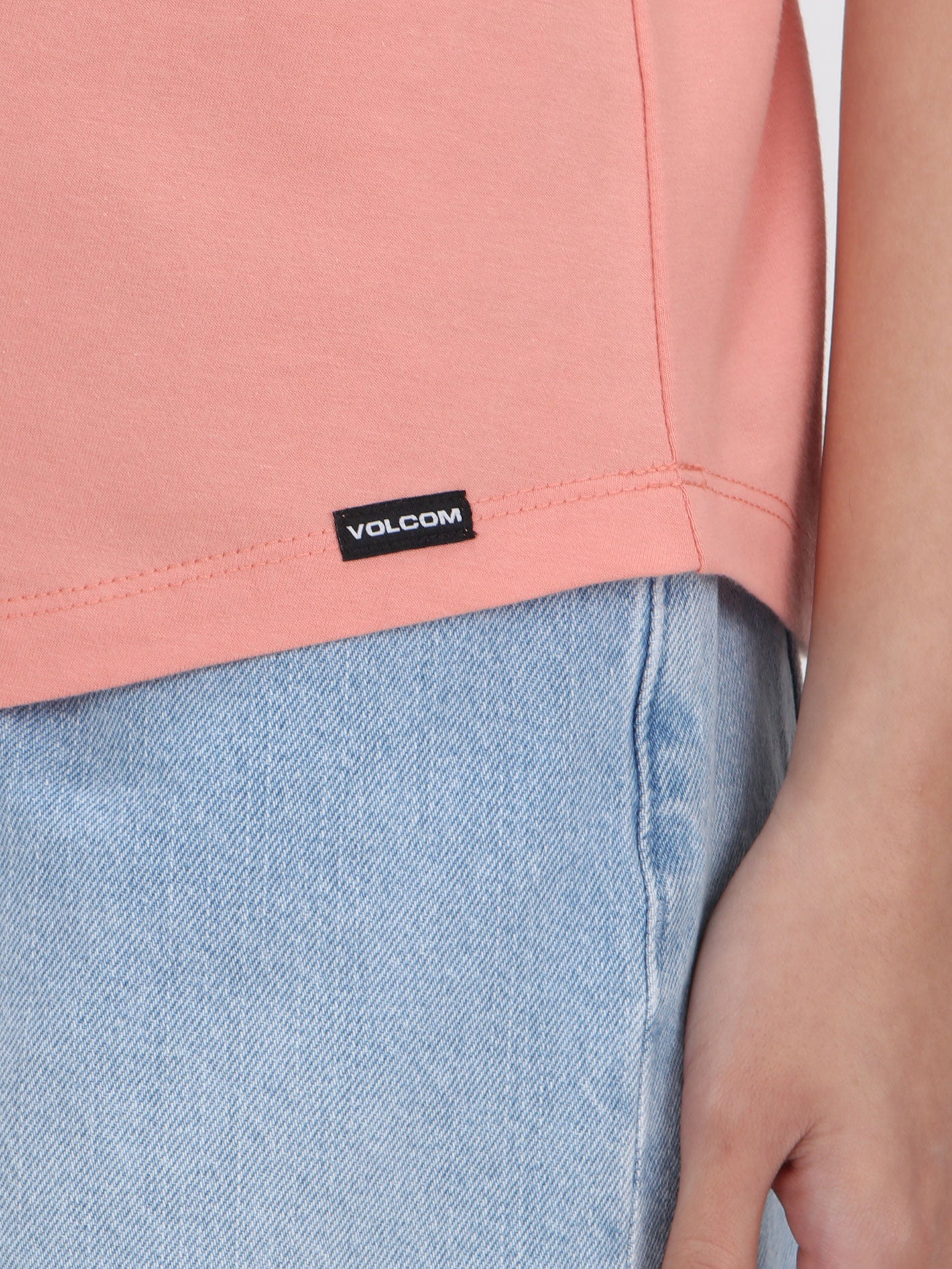 Volcom Split Solid Tee - Blossom