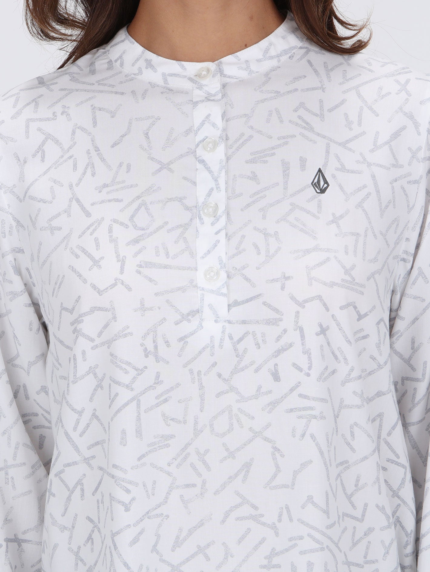 Volcom Gusto Long Sleeve Top - White