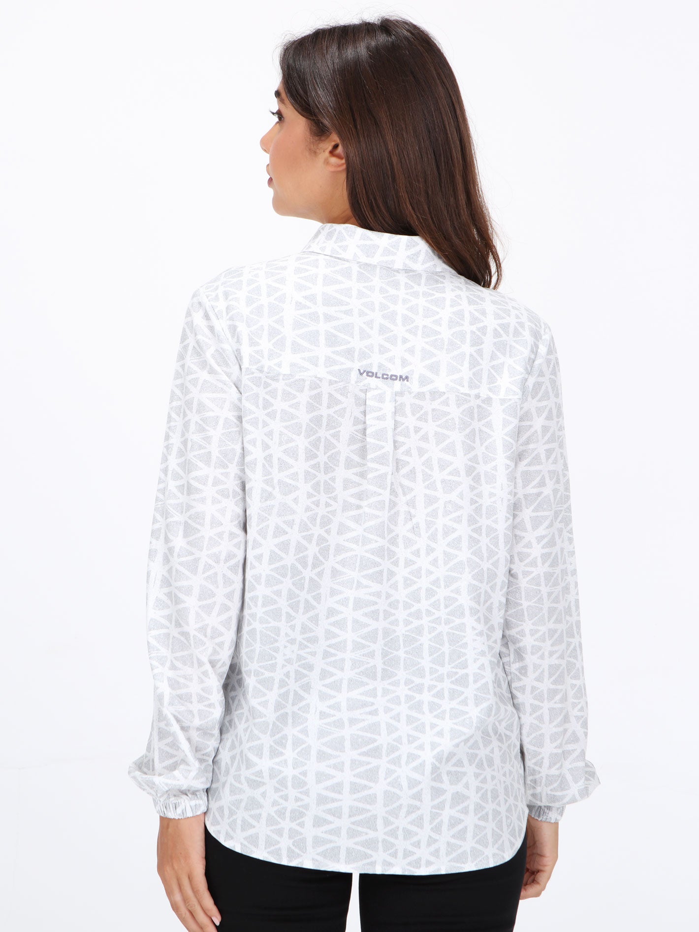 Volcom Gibb Long Sleeve Shirt - White