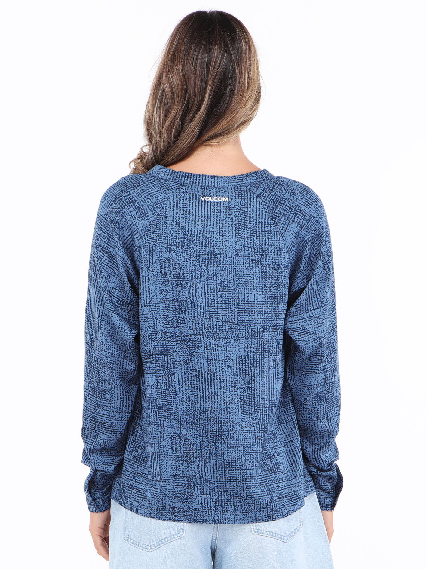 Volcom Grainny Long Sleeve Shirt - Blueberry