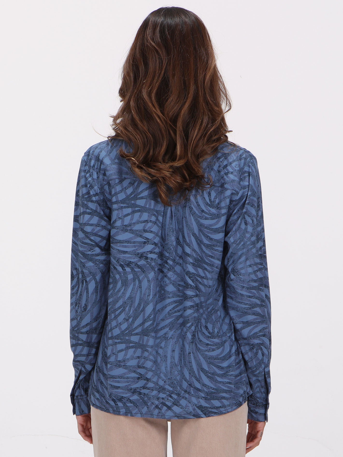 Volcom Equal Long Sleeve Shirt - Blueberry