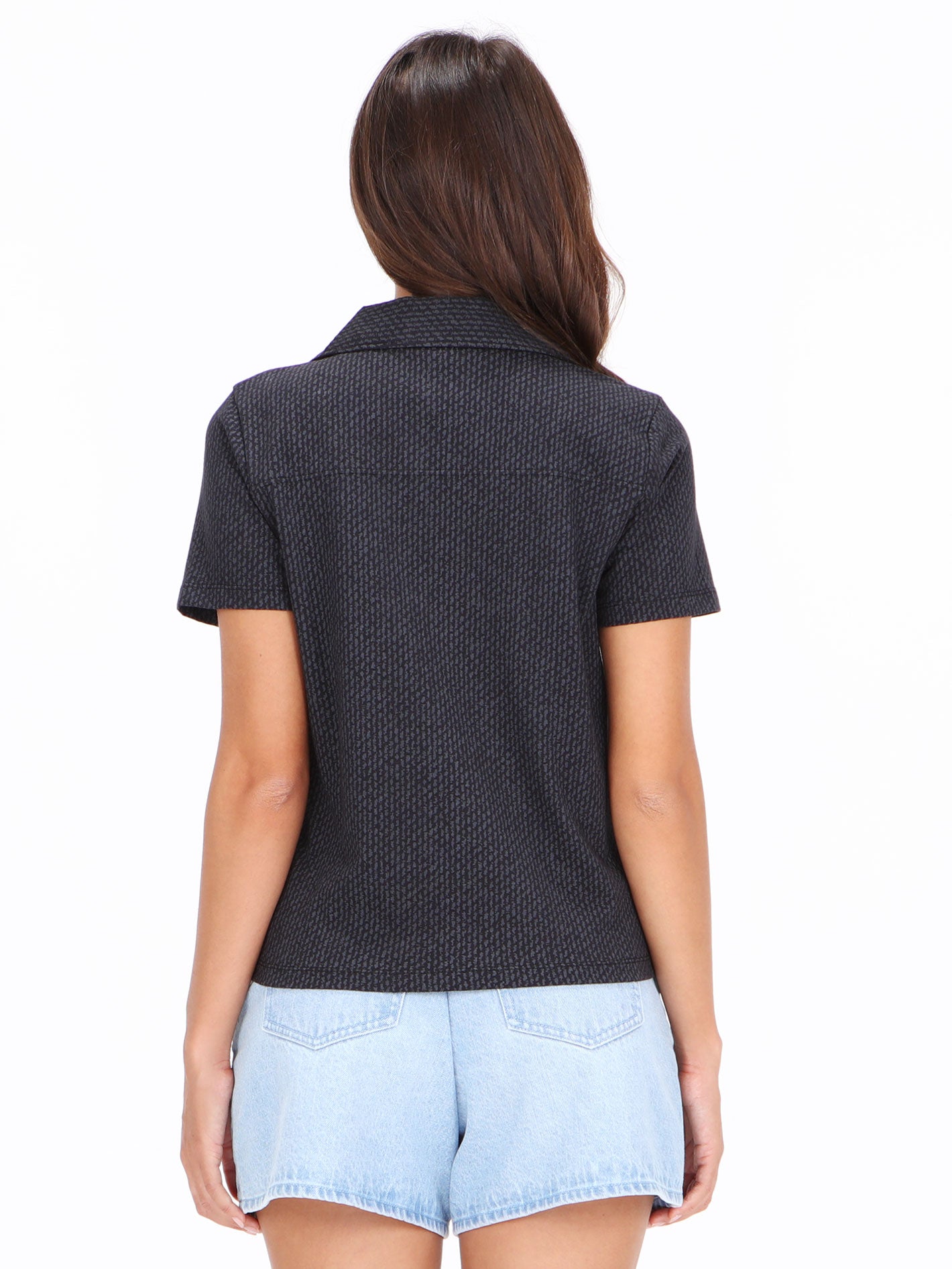 Volcom Saubern Graph Polo - Black
