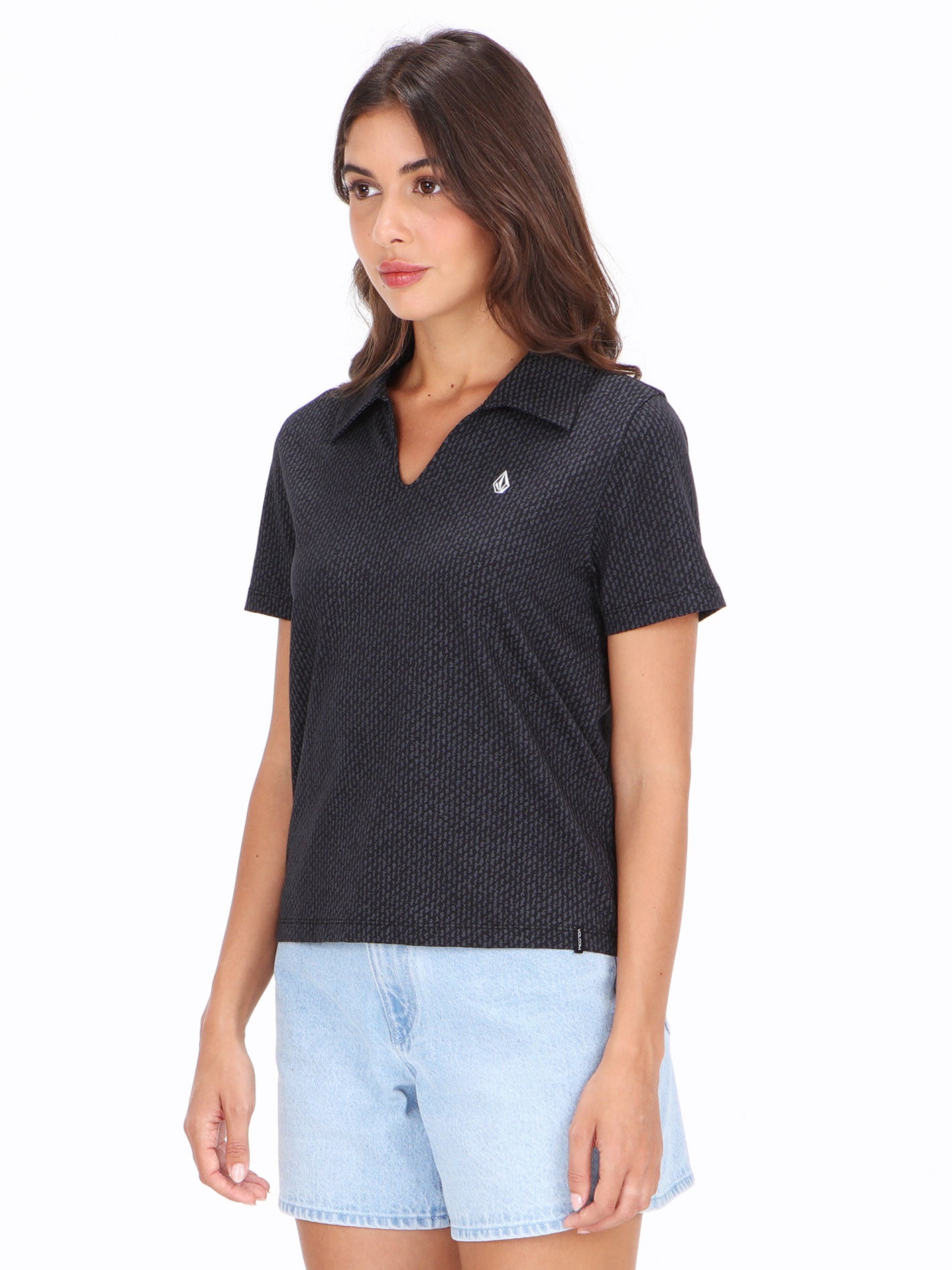Volcom Saubern Graph Polo - Black
