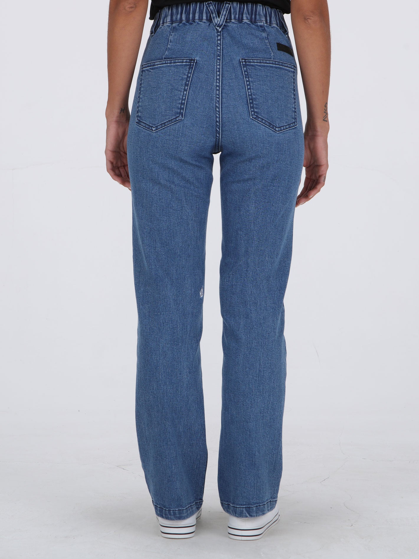 Volcom Rubberback Jeans - Service Blue
