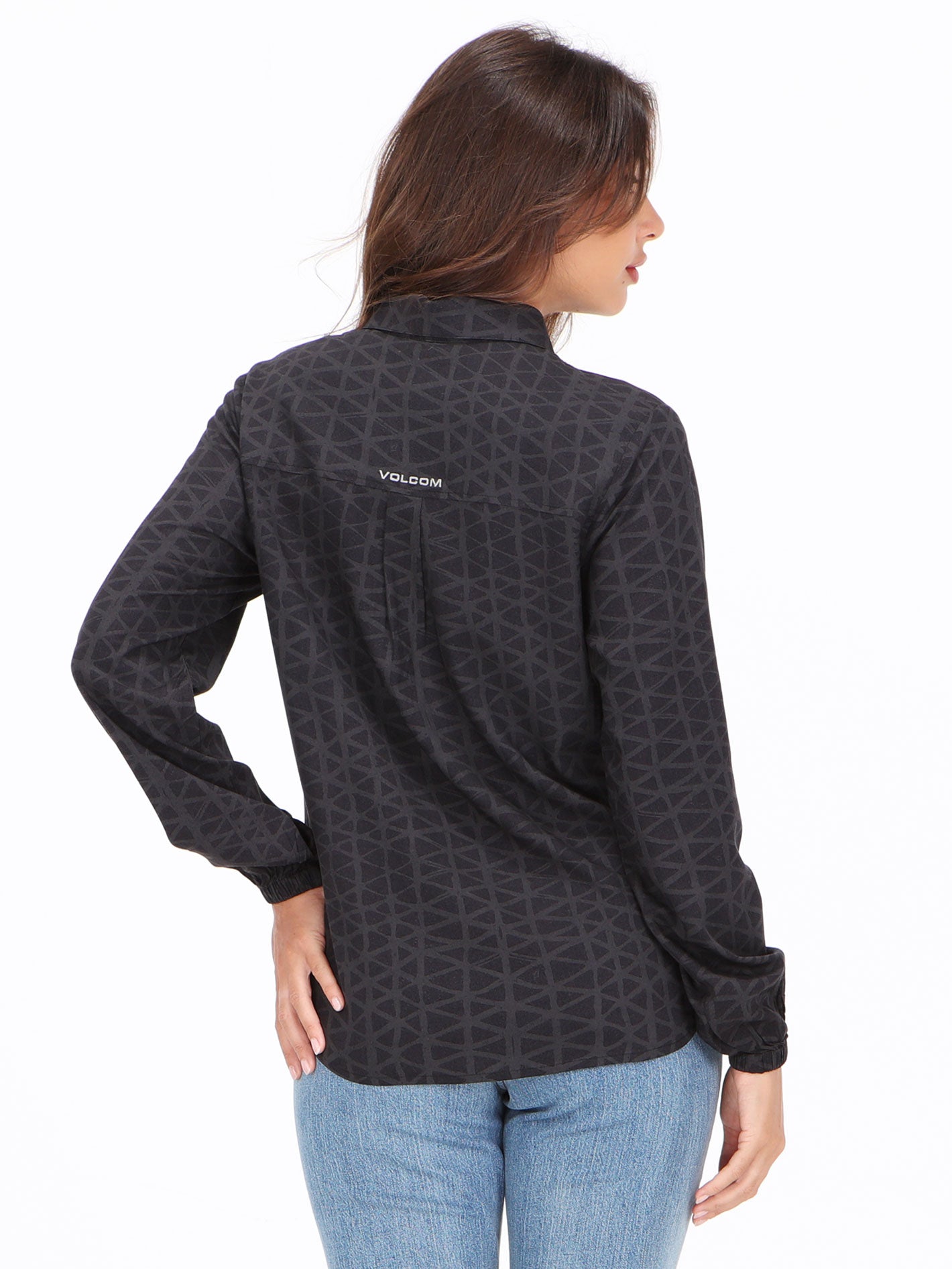 Volcom Gibb Long Sleeve Shirt - Black