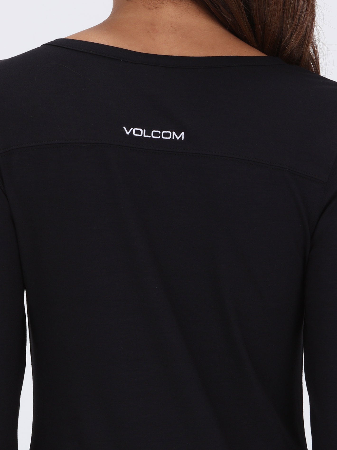 Volcom Lil Stone Long Sleeve Top - Black