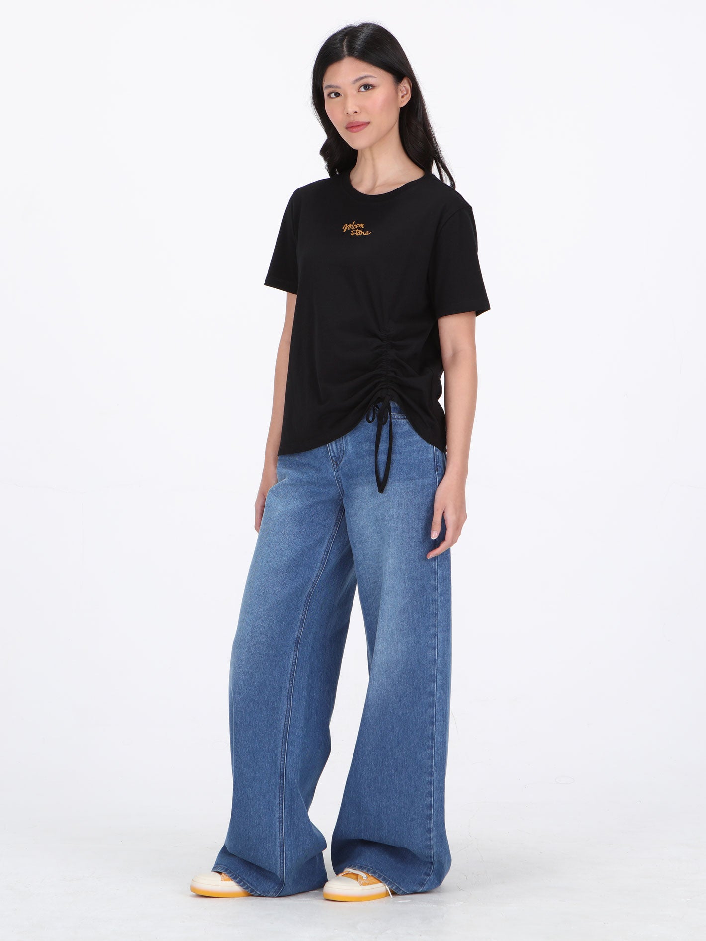 Volcom In Between Short Sleeve Top - Black