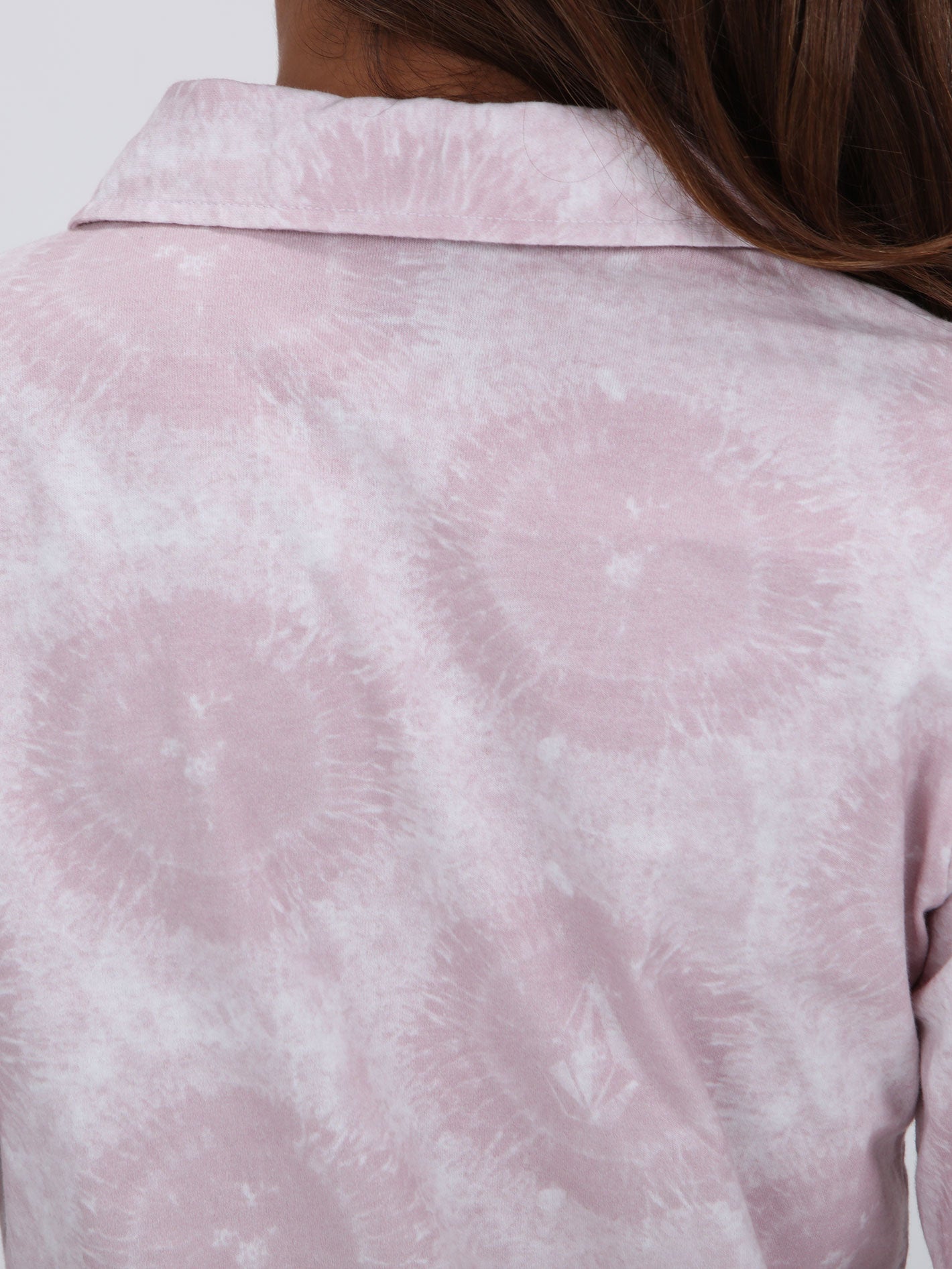 Volcom Stone Dye Long Sleeve Top - White