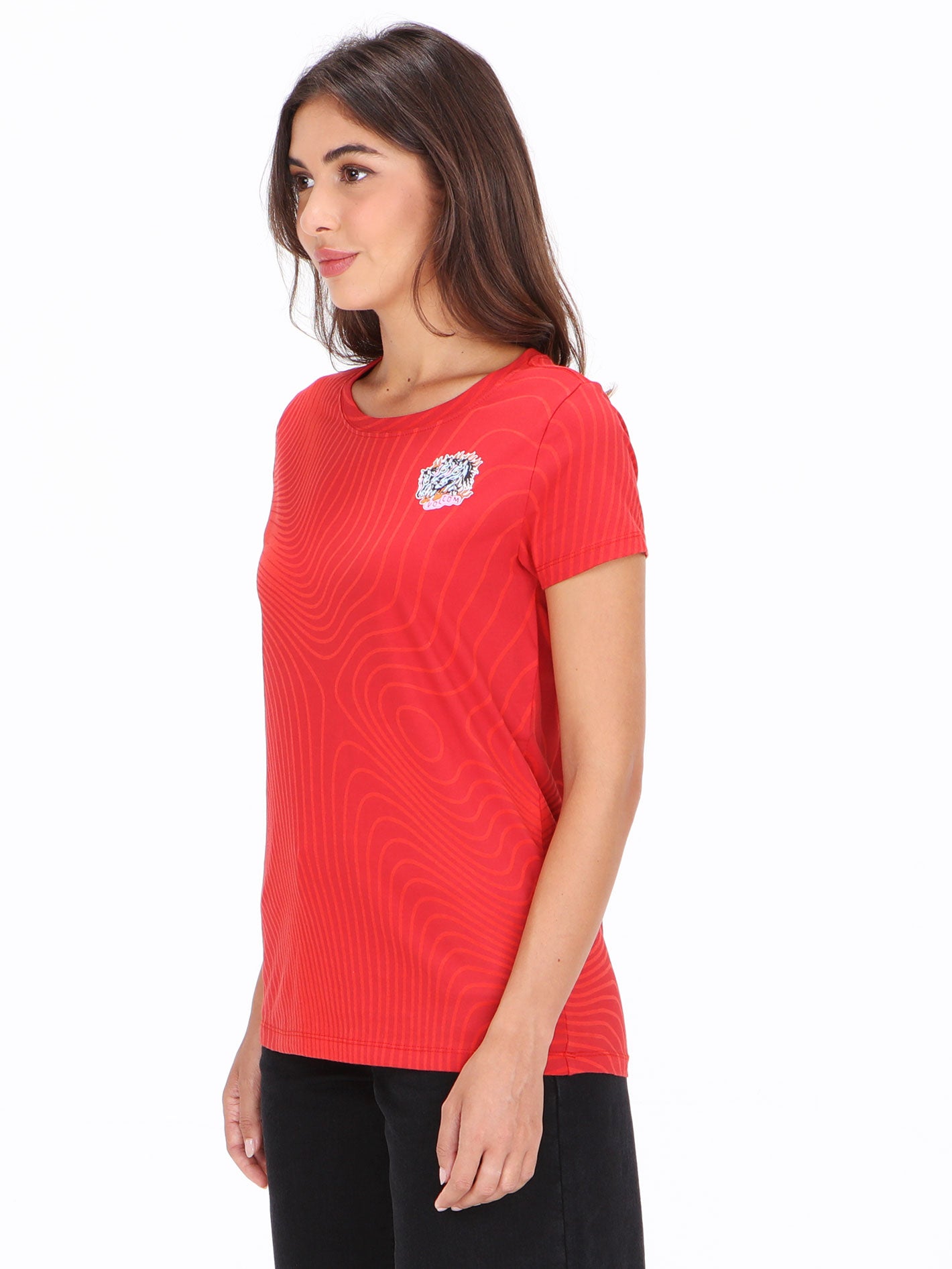 Volcom Lucky Horse Top - Red