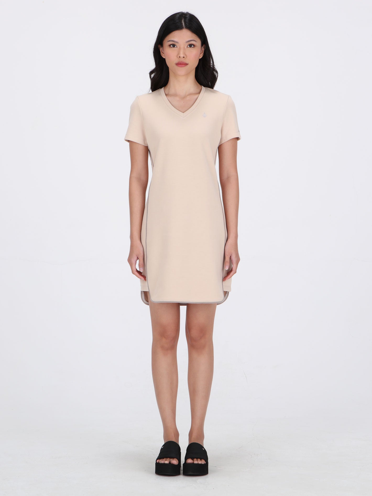 Volcom Pipe Up Dress - Beige