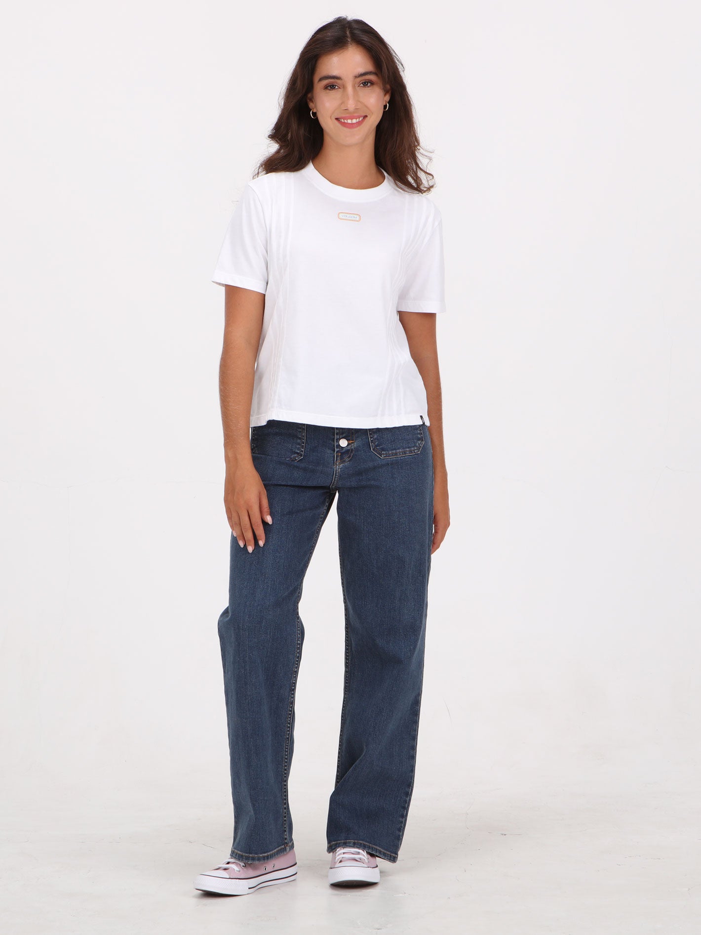 Volcom Natural Short Sleeve Top - White